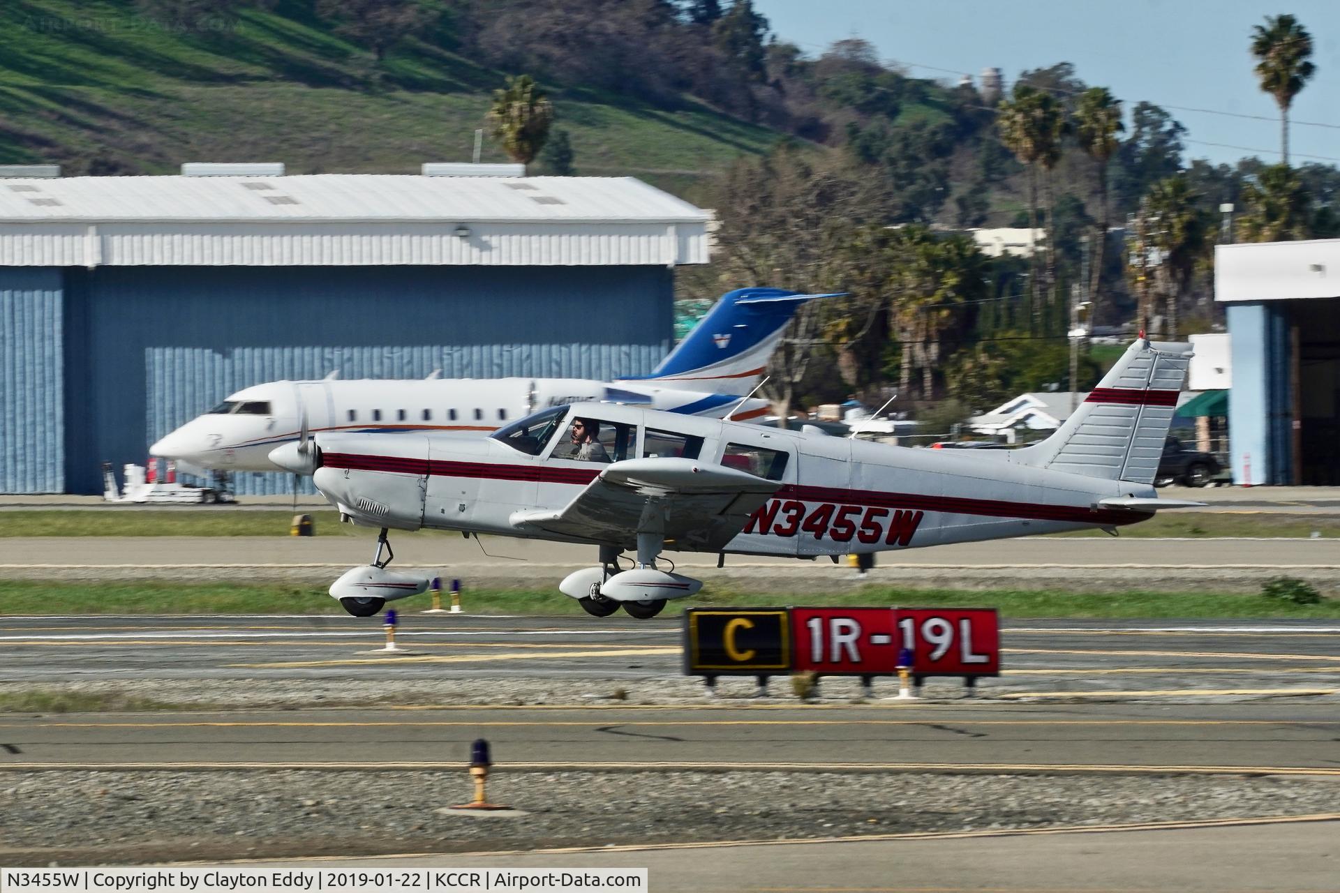 N3455W, 1966 Piper PA-32-260 Cherokee Six C/N 32-324, Buchanan Field Concord California 2019.