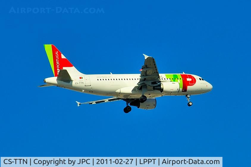 CS-TTN, 1999 Airbus A319-111 C/N 1120, On Final Approach