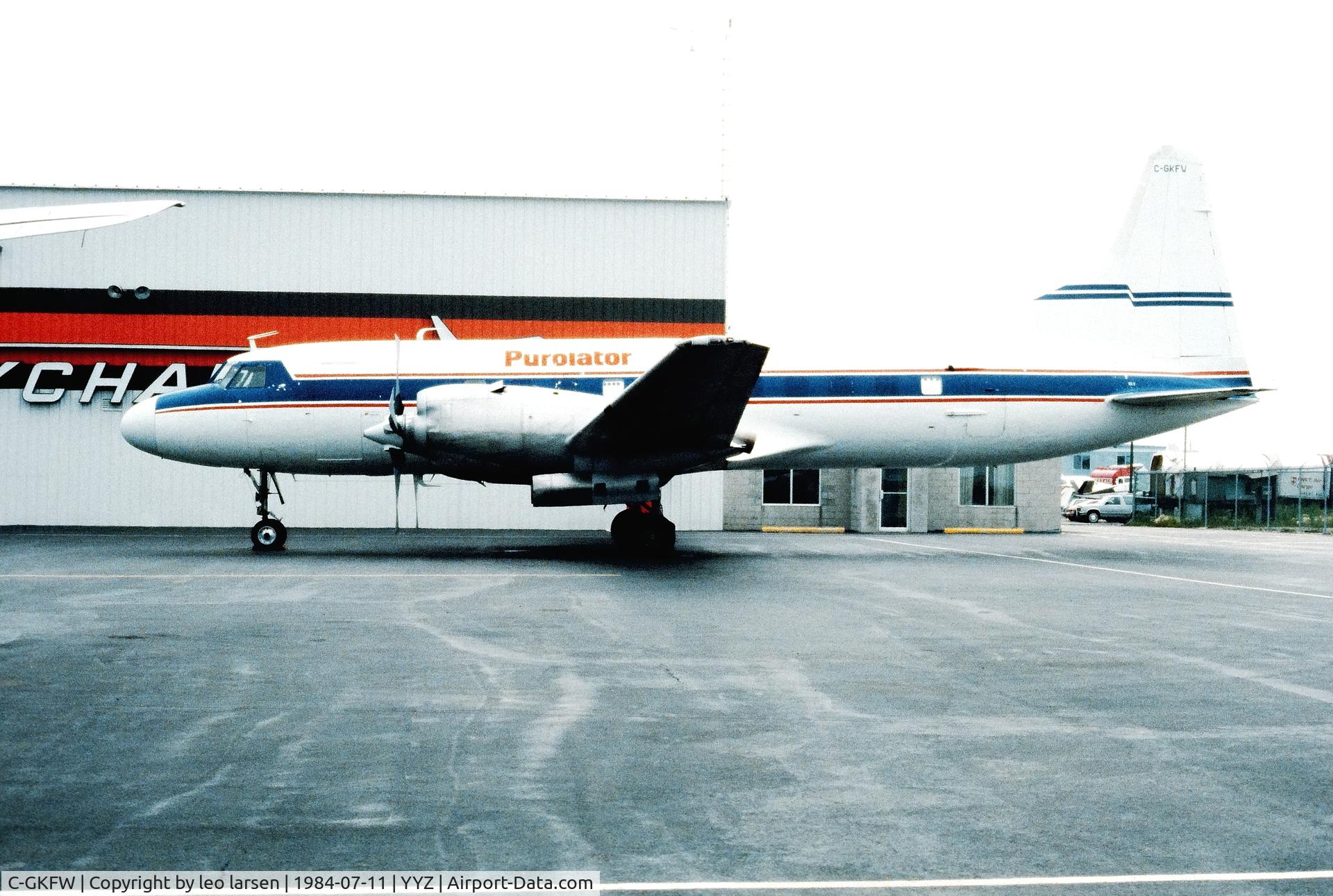 C-GKFW, 1956 Convair 580 C/N 347, Toronto 11.7.1984