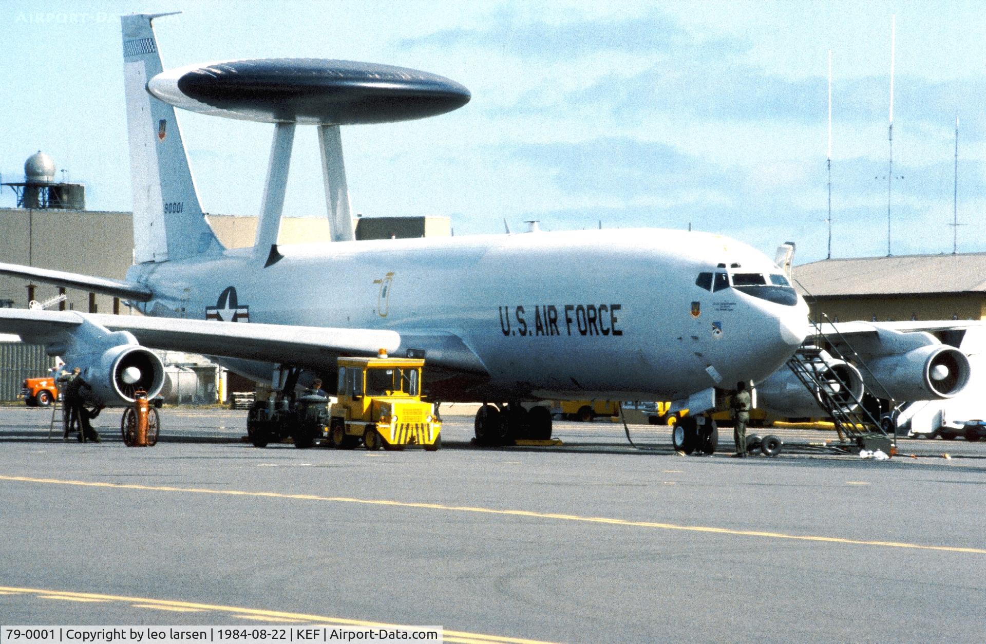 79-0001, 1979 Boeing E-3B Sentry C/N 21755, Keflavik 22.8.1984