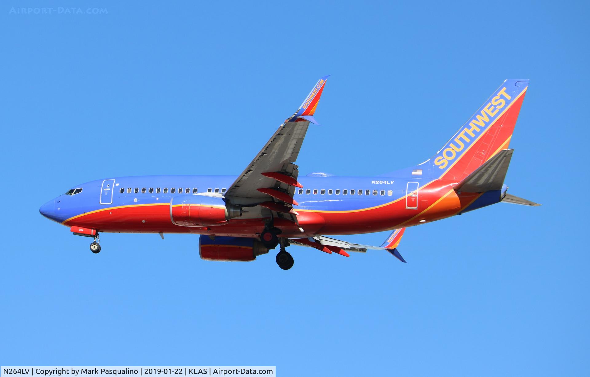 N264LV, 2007 Boeing 737-7H4 C/N 32521, Boeing 737-7H4