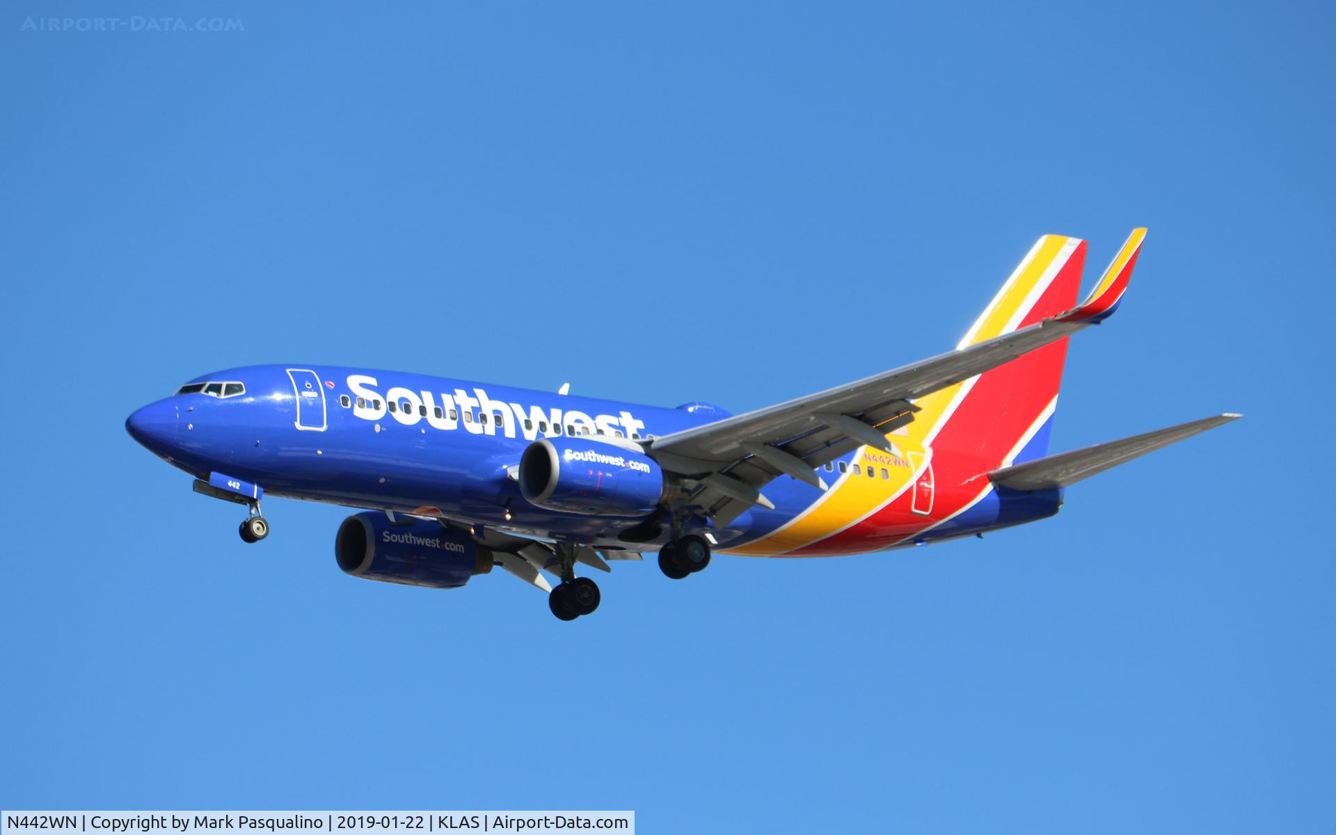 N442WN, 2003 Boeing 737-7H4 C/N 32459, Boeing 737-7H4