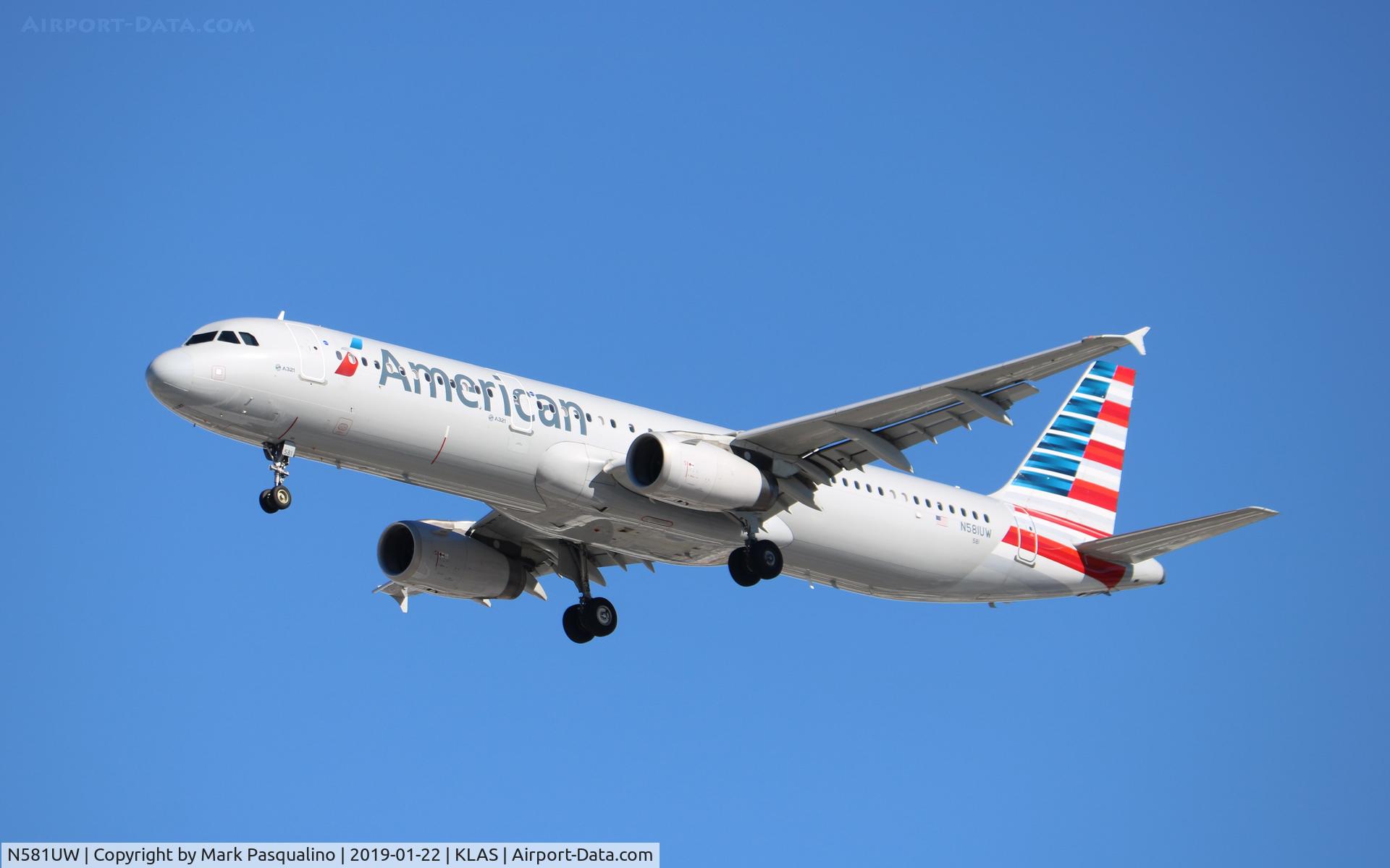 N581UW, 2014 Airbus A321-231 C/N 6152, Airbus A321-231