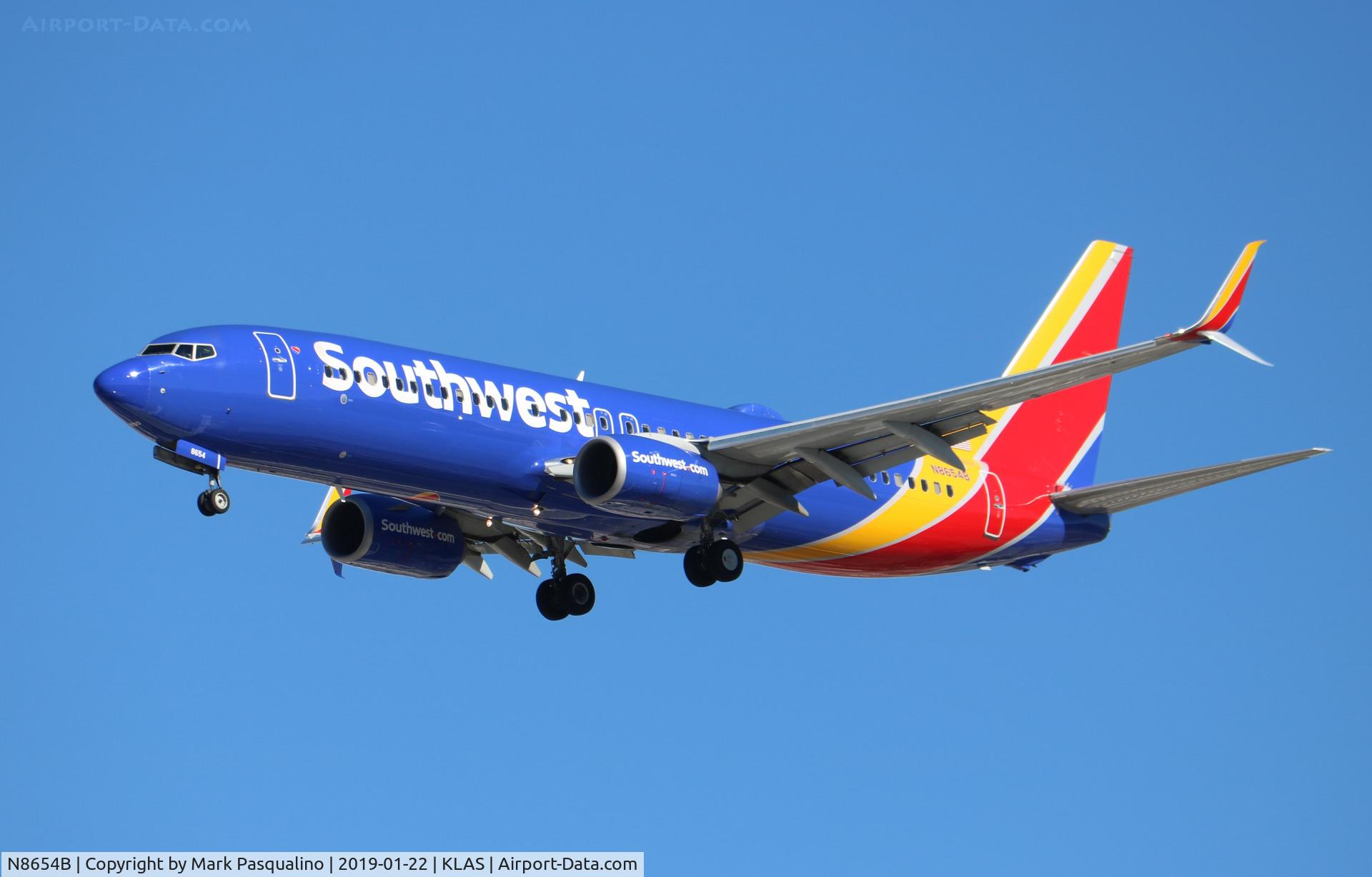 N8654B, 2014 Boeing 737-8H4 C/N 37045, Boeing 737-8H4