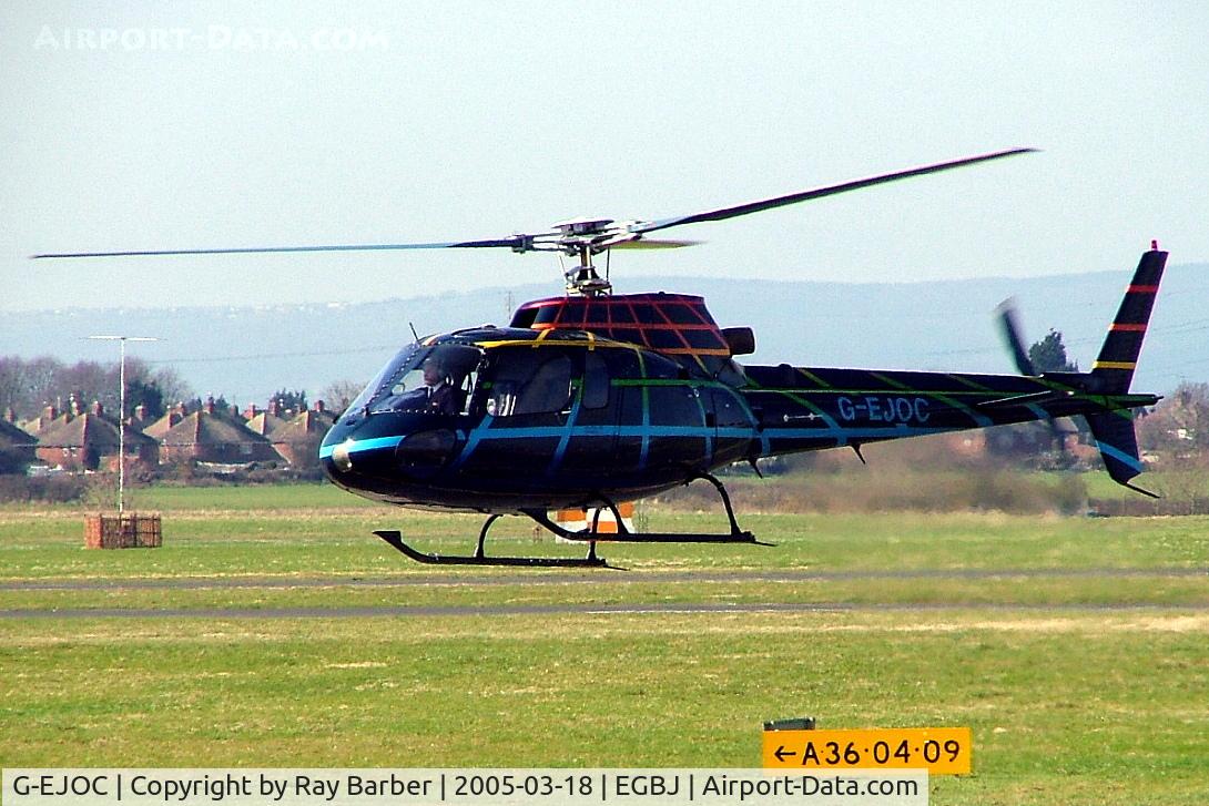 G-EJOC, 1981 Aerospatiale AS-350B Ecureuil C/N 1465, G-EJOC   Aerospatiale AS.350B Ecureuil [1465] (CKS Supermarket Ltd) Staverton~G 18/03/2005