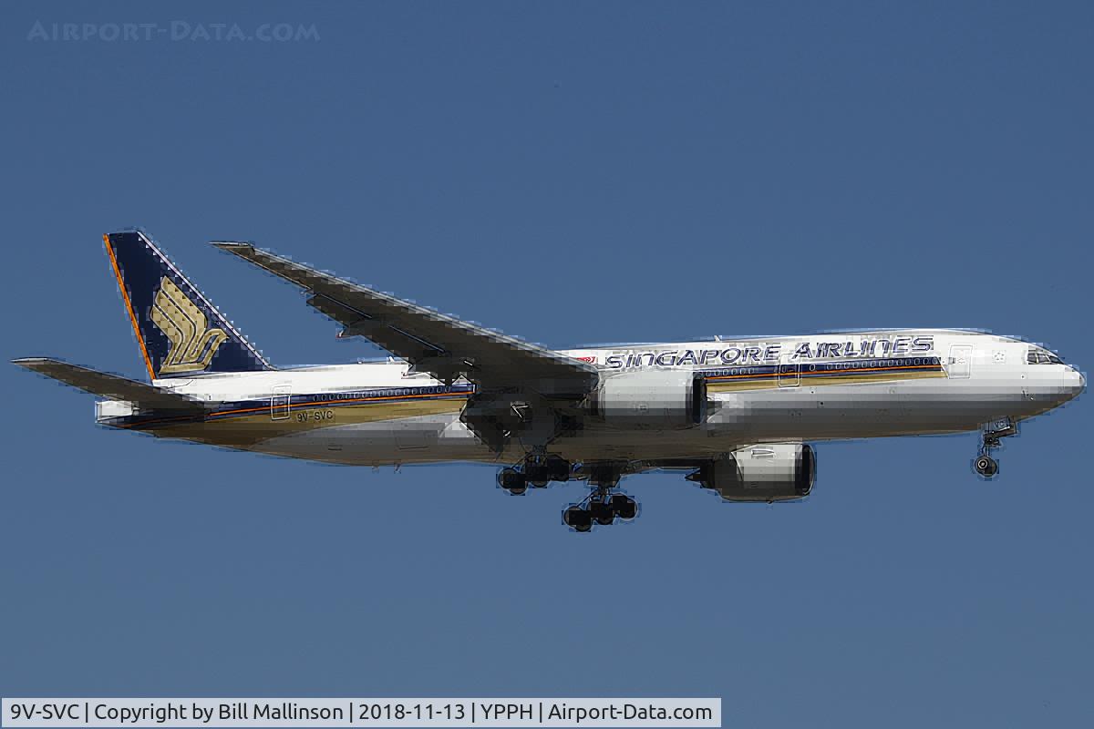 9V-SVC, 2001 Boeing 777-212/ER C/N 28526, SQ223