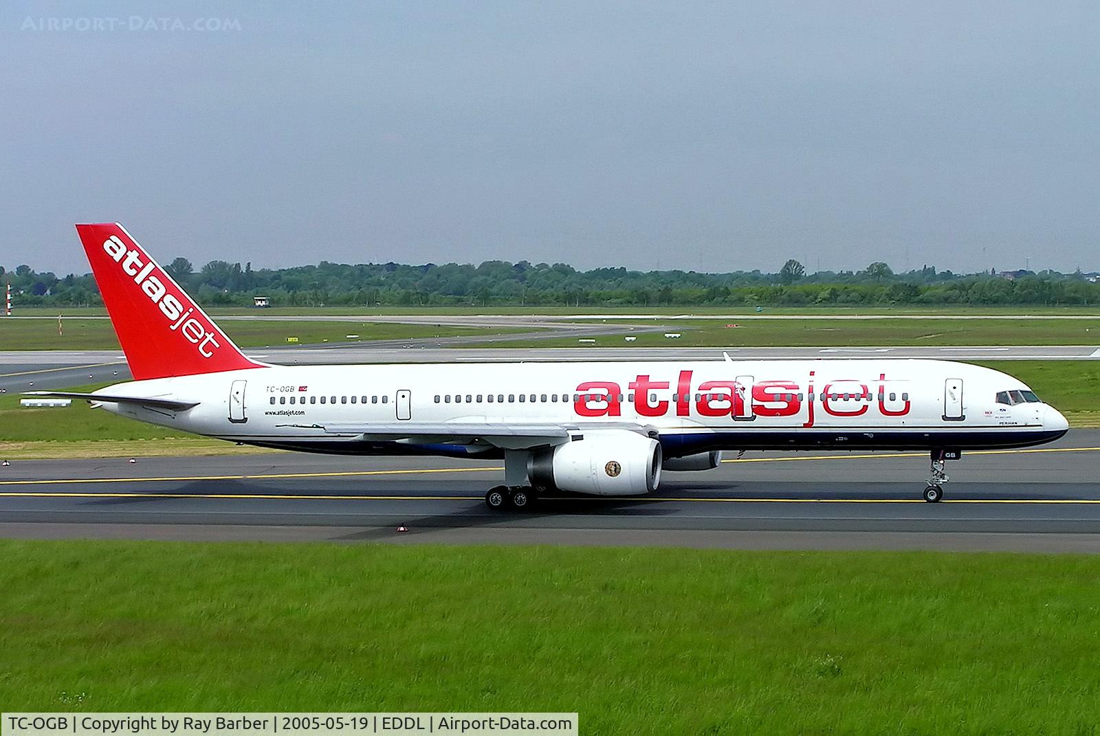 TC-OGB, 1986 Boeing 757-225 C/N 22689, TC-OGB   Boeing 757-225 [22689] (Atlasjet) Dusseldorf Int'l~D 19/05/2005