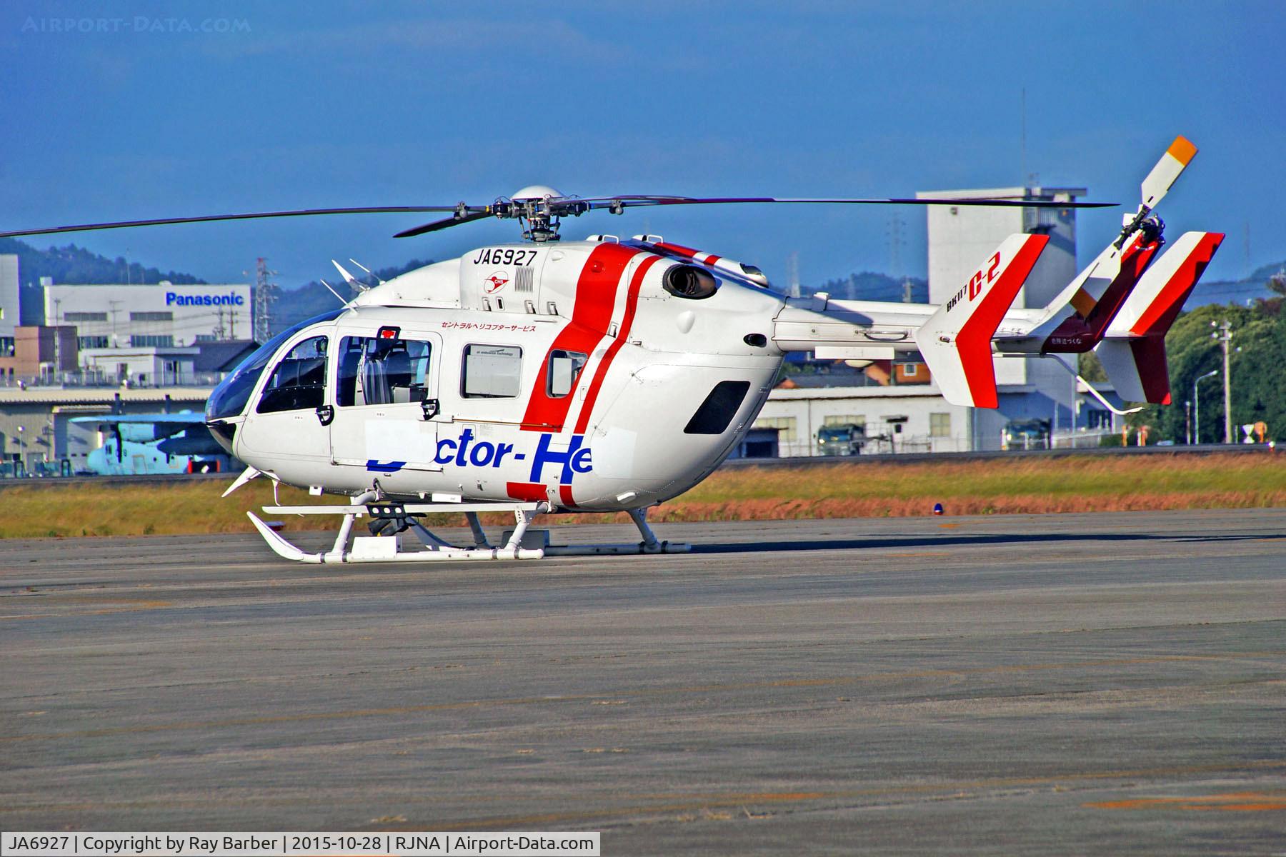 JA6927, 2011 MBB-Kawasaki BK-117C-2 C/N 4021, JA6927   MBB/Kawasaki BK.117C-2 [4021] (Kawasaki Heavy Industries) Nagoya-Komaki~JA 28/10/2015
