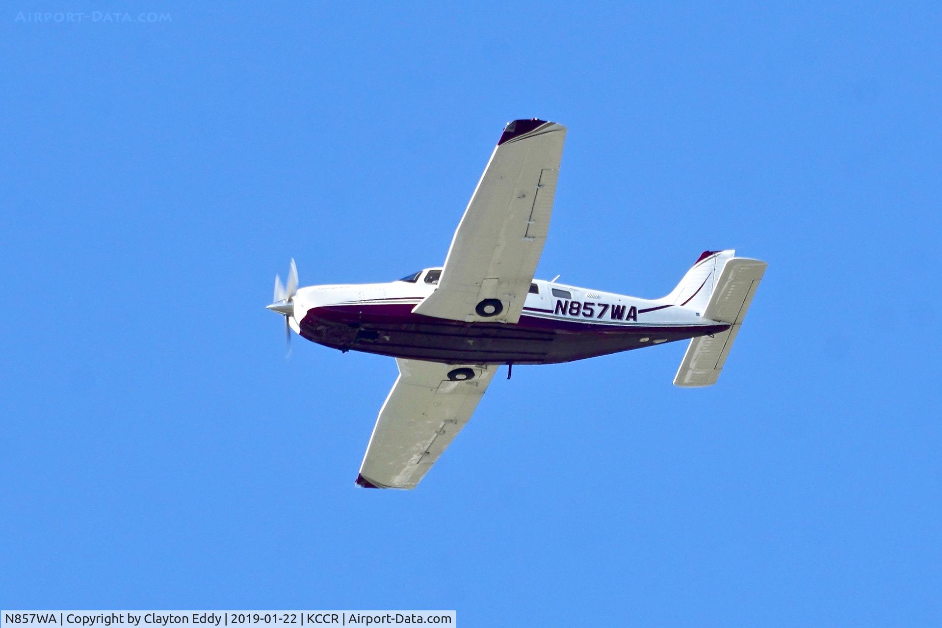 N857WA, 2004 Piper PA-32R-301T Turbo Saratoga C/N 3257355, Buchanan Field Concord California 2019.