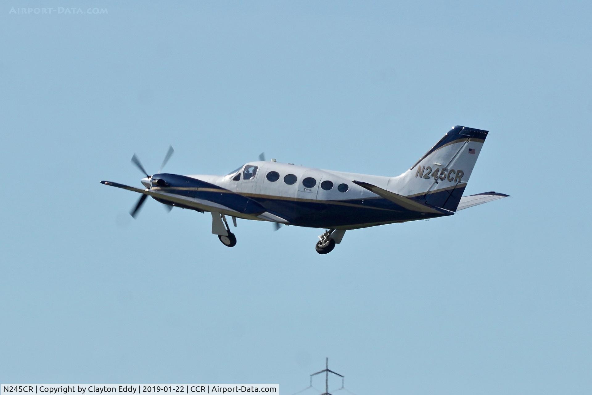 N245CR, 1981 Cessna 425 Conquest 1 C/N 425-0063, Buchanan Field Concord California 2019.
