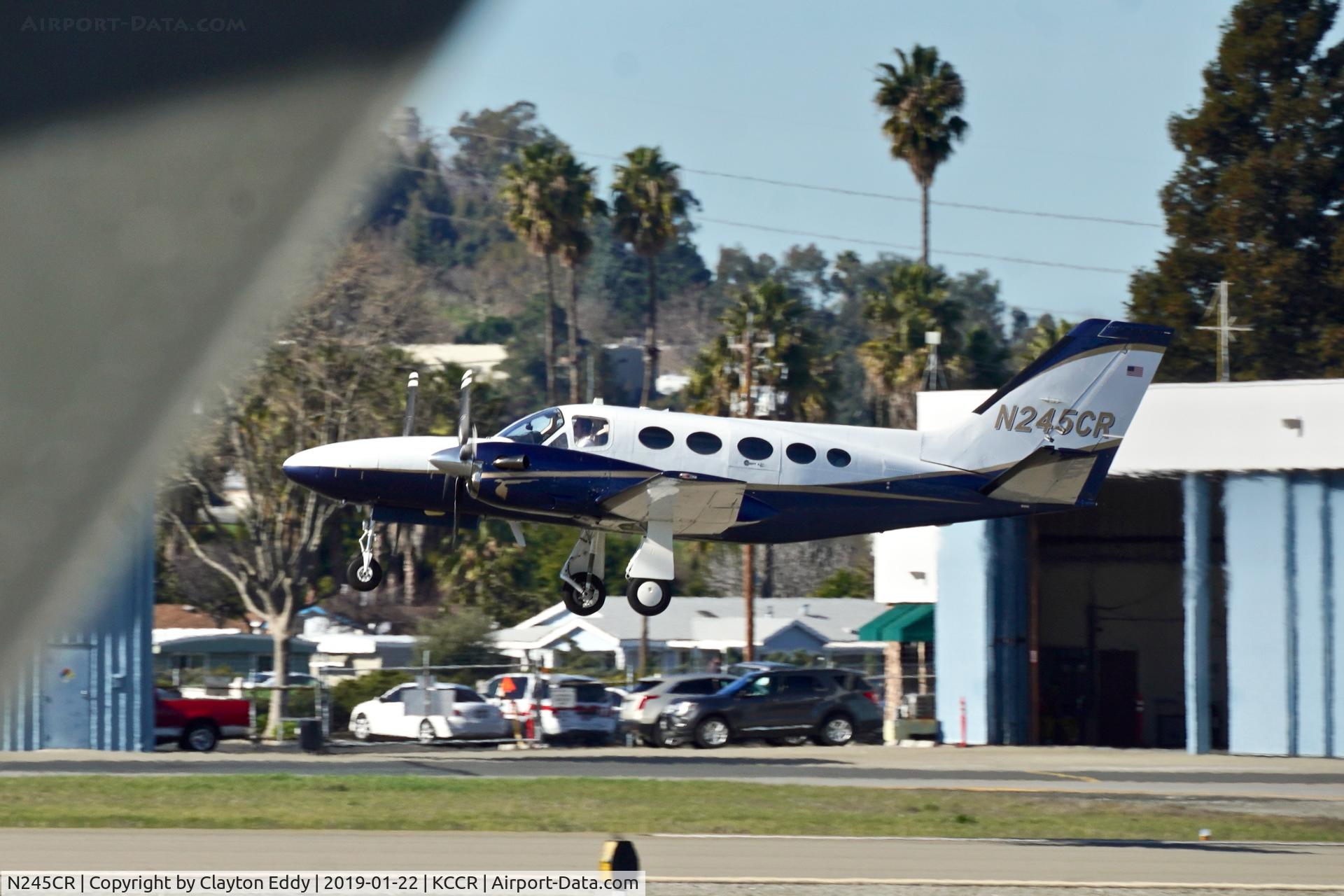 N245CR, 1981 Cessna 425 Conquest 1 C/N 425-0063, Buchanan Field Concord California 2019.