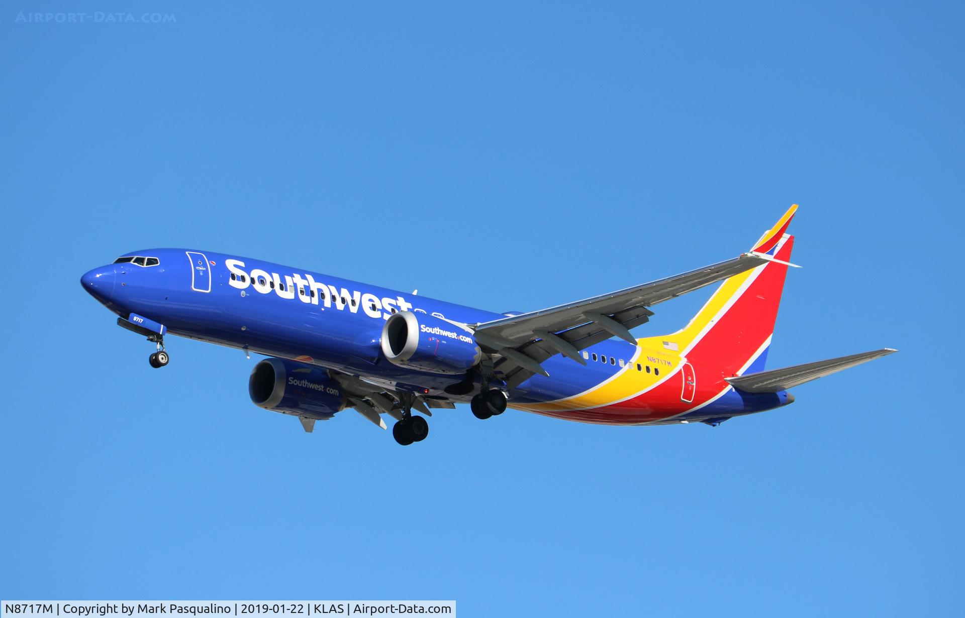 N8717M, 2018 Boeing 737-8 MAX C/N 42751, Boeing 737-8 MAX