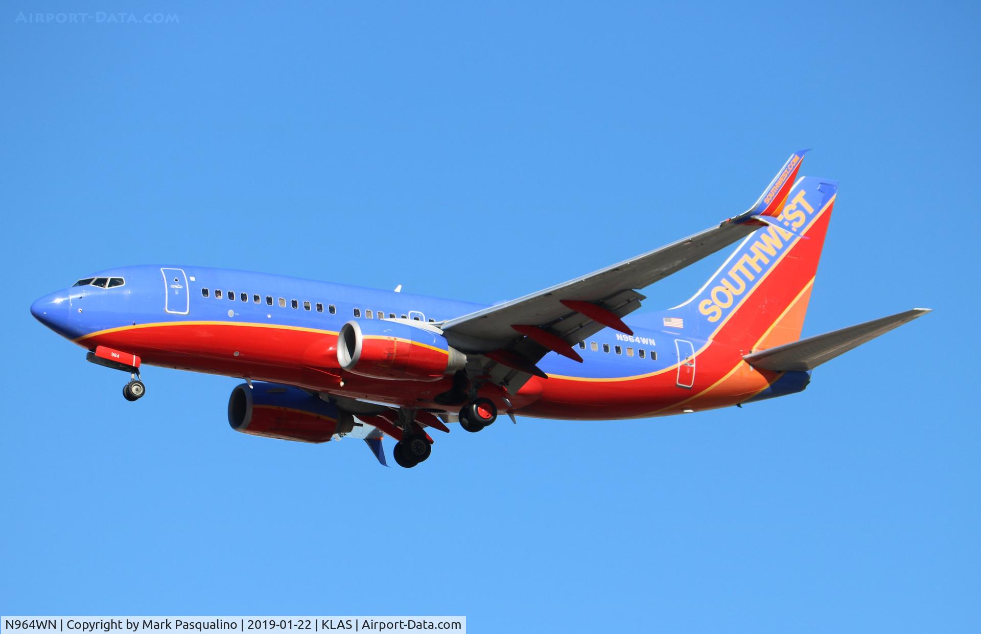 N964WN, 2011 Boeing 737-7H4 C/N 36965, Boeing 737-7H4