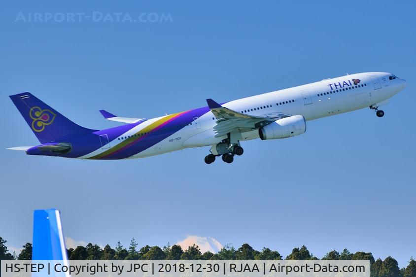 HS-TEP, 2009 Airbus A330-343X C/N 1035, With Fuji-San behind