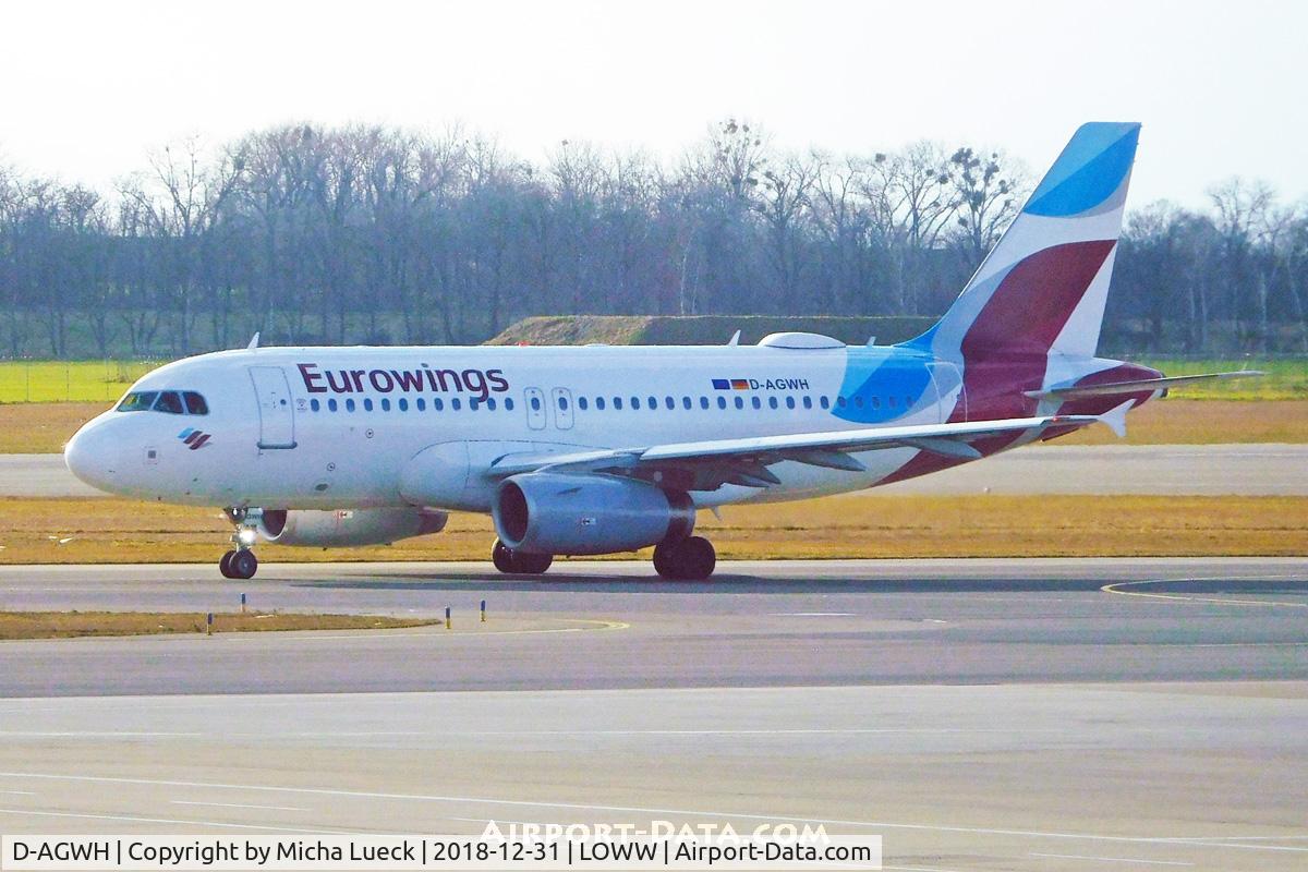 D-AGWH, 2007 Airbus A319-132 C/N 3352, At Vienna
