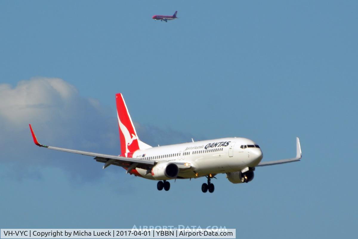 VH-VYC, 2004 Boeing 737-838 C/N 33991, At Brisbane