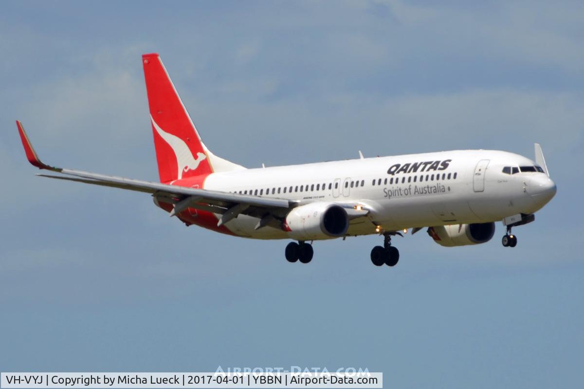 VH-VYJ, 2005 Boeing 737-838 C/N 34182, At Brisbane