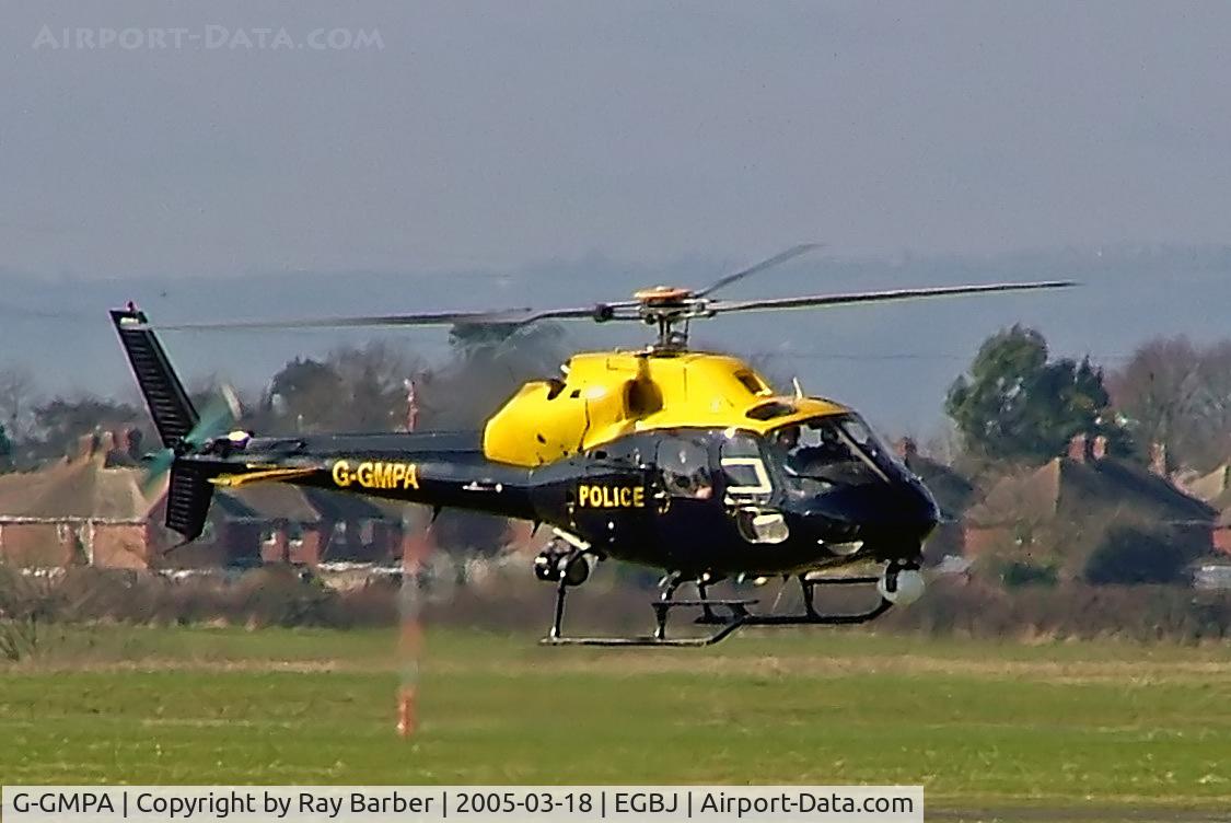 G-GMPA, 1989 Aerospatiale AS-355F-2 Ecureuil 2 C/N 5409, G-GMPA   Aerospatiale AS.355F2 Ecureuil II [5409] Staverton~G 18/03/2005
