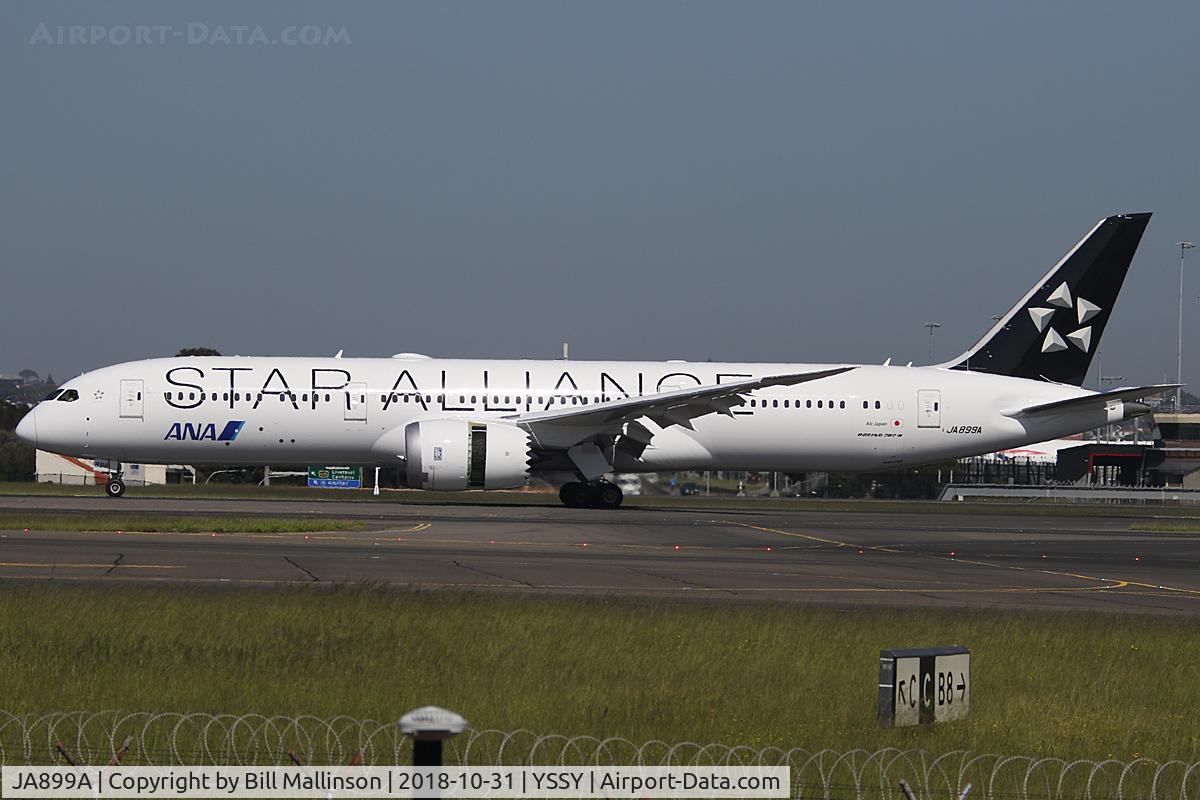 JA899A, 2018 Boeing 787-9 Dreamliner C/N 34519, NH879
