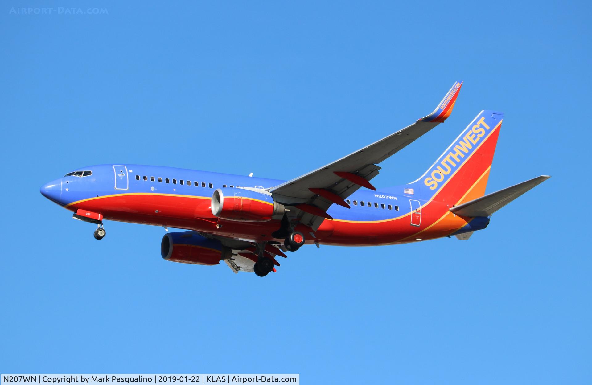 N207WN, 2005 Boeing 737-7H4 C/N 34012, Boeing 737-7H4