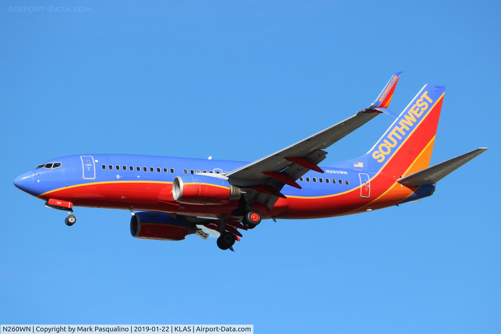 N260WN, 2006 Boeing 737-7H4 C/N 32518, Boeing 737-7H4