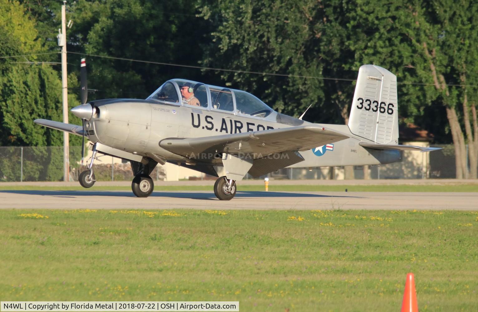 N4WL, Beech T-34A (A45) Mentor Mentor C/N G-127, T-34A