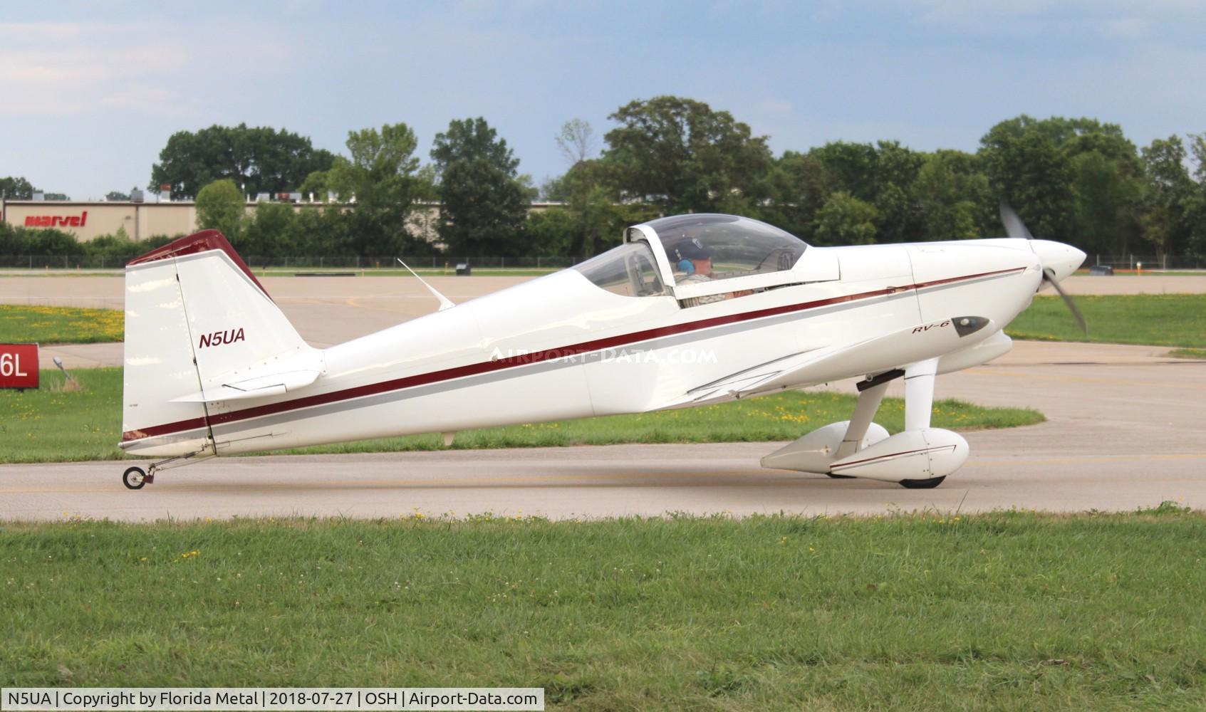 N5UA, 2001 Vans RV-6 C/N 25103, Vans RV-6