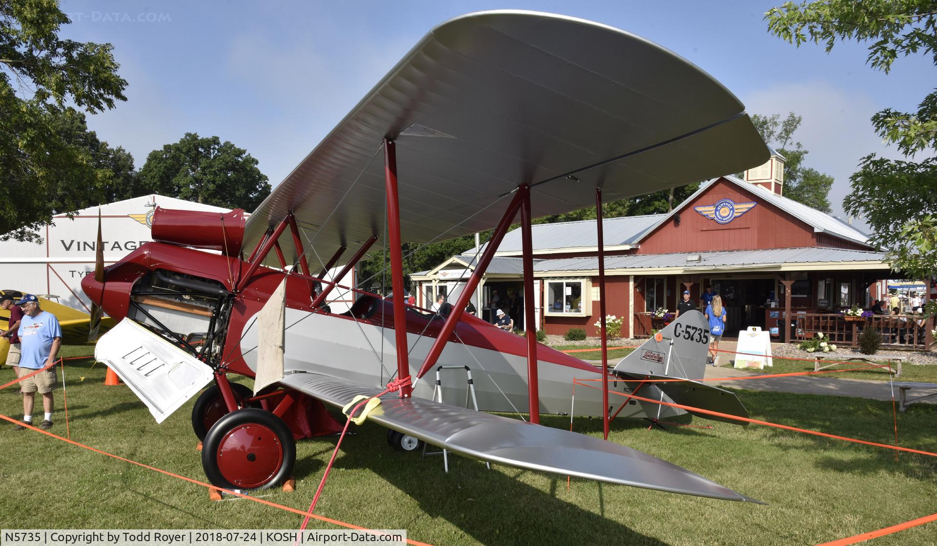 N5735, Lincoln Page 1928 C/N 212, Airventure 2018