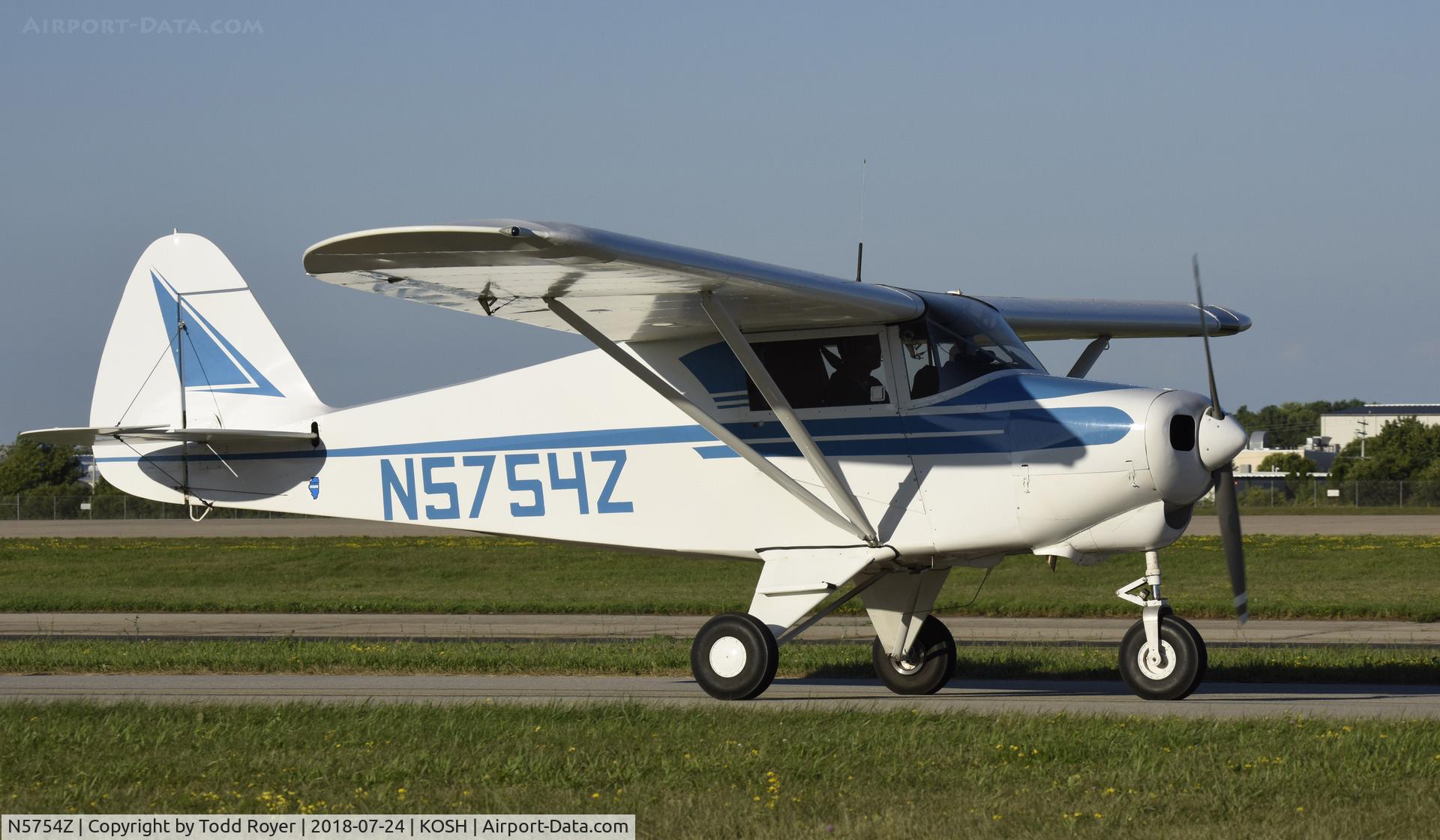 N5754Z, 1963 Piper PA-22-108 Colt C/N 22-9596, Airventure 2018