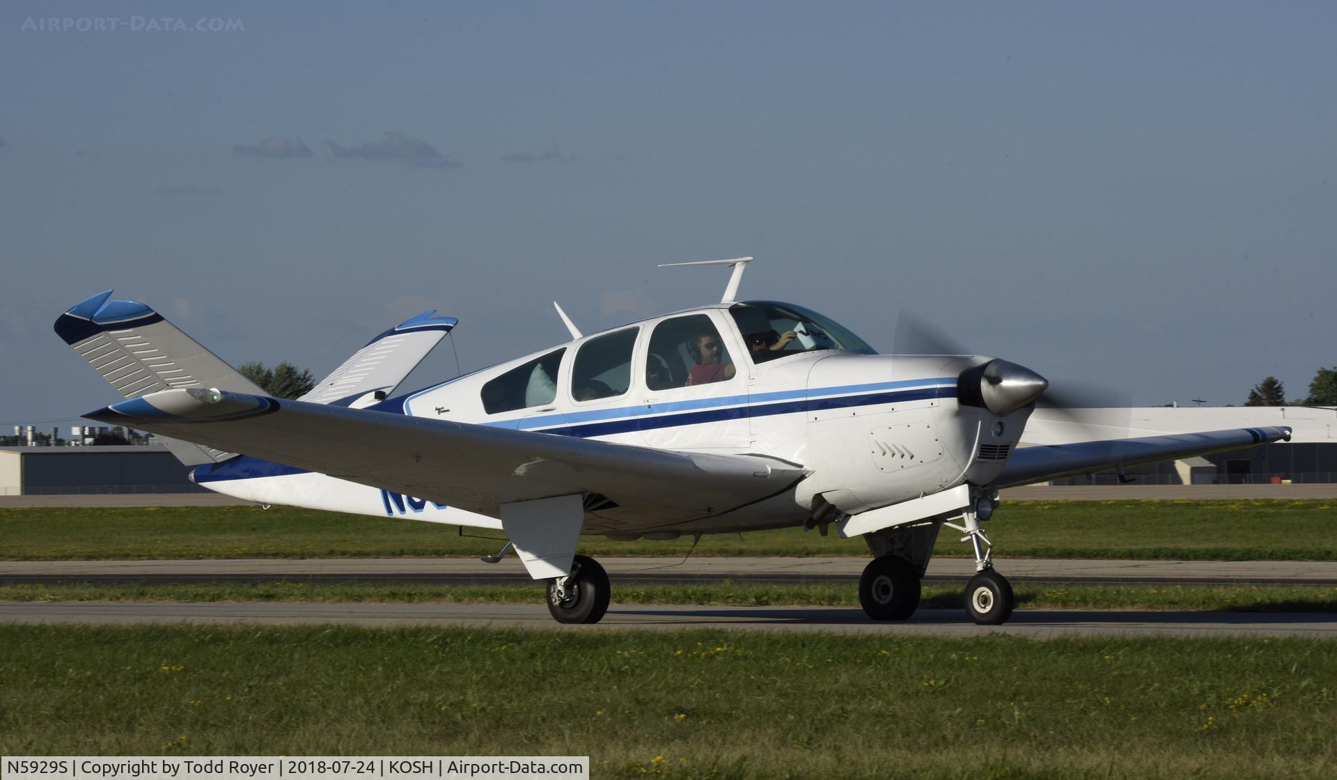 N5929S, 1966 Beech V35 Bonanza C/N D-8137, Airventure 2018