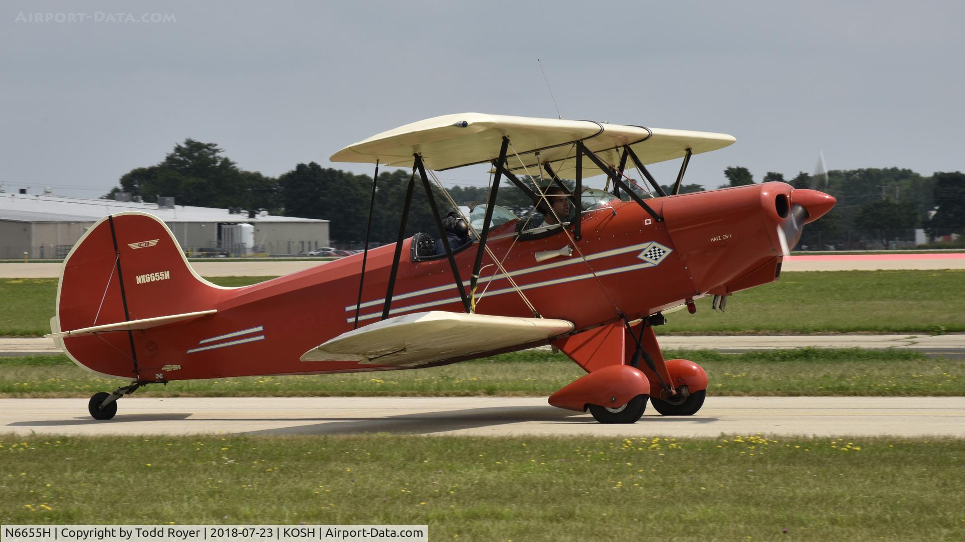 N6655H, 1994 Hatz CB-1 C/N 294, Airventure 2018