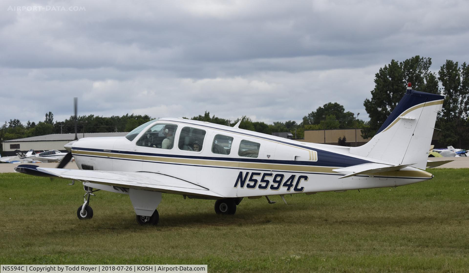 N5594C, 1991 Beech A36 Bonanza 36 C/N E-2685, Airventure 2018