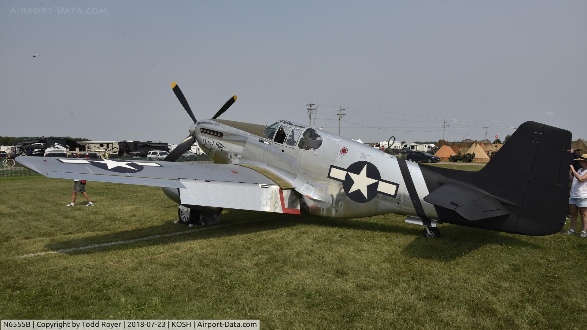 N6555B, 1943 North American P-51C Mustang C/N 103-26538, Airventure 2018