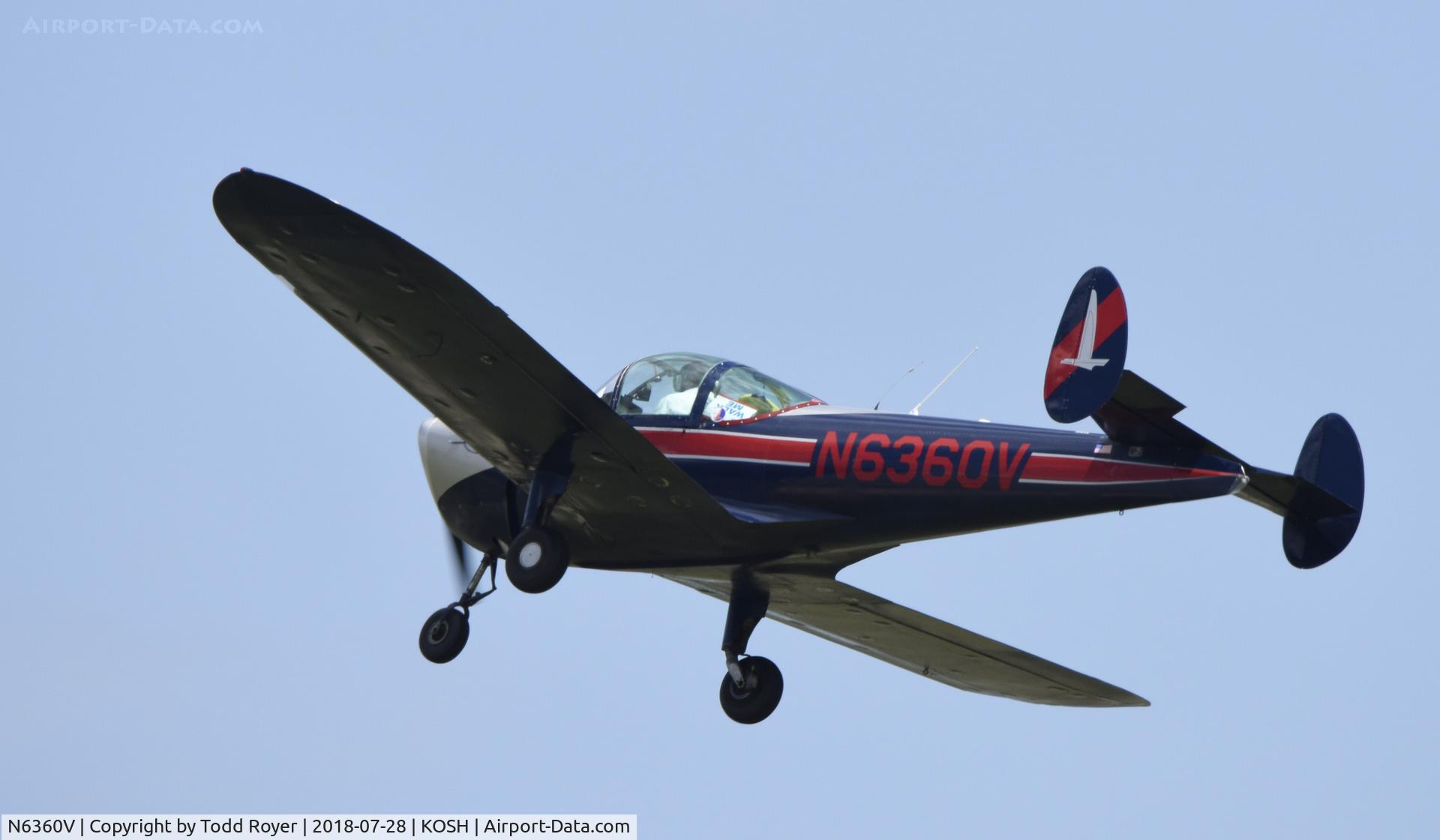 N6360V, 1965 Alon A2 Aircoupe C/N A-36, Airventure 2018