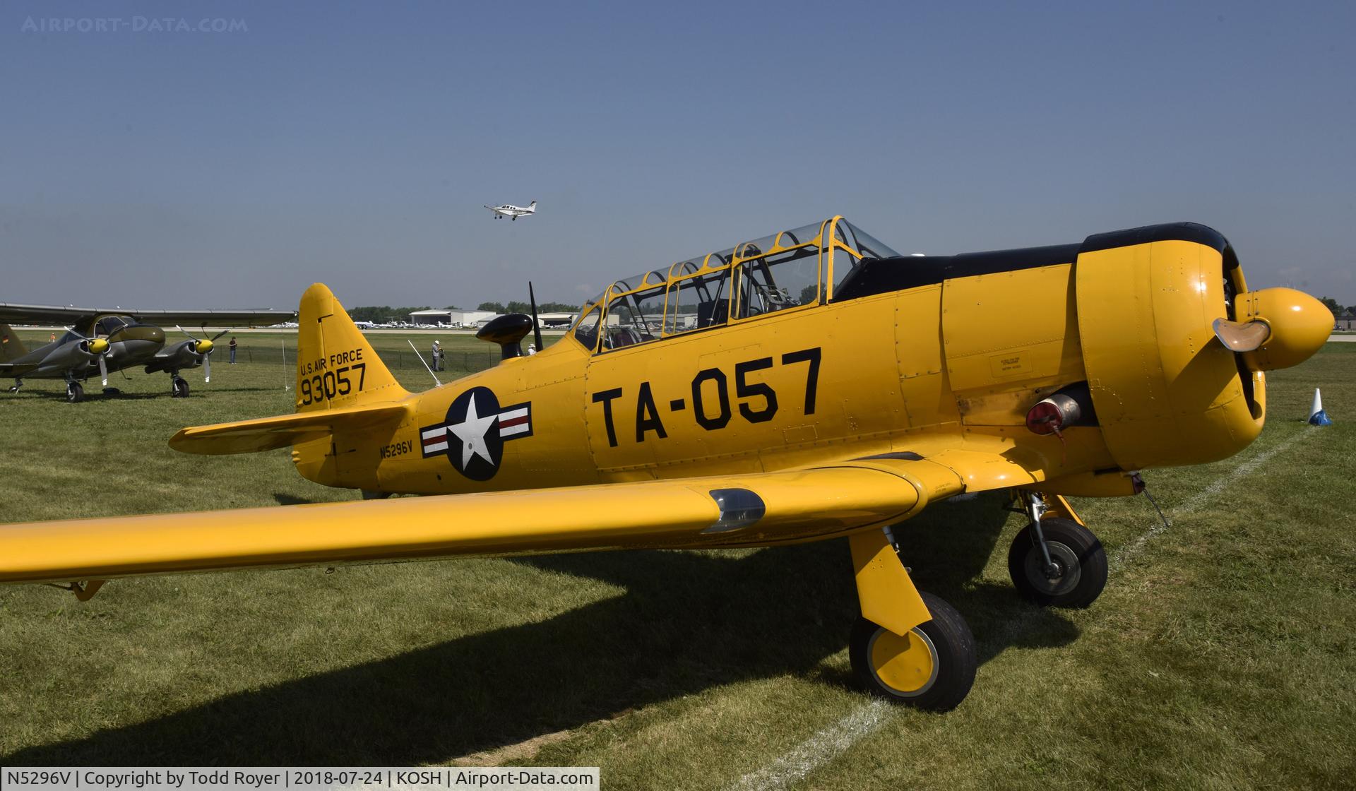 N5296V, North American AT-6G Texan C/N 168-161 (49-3057), Airventure 2018