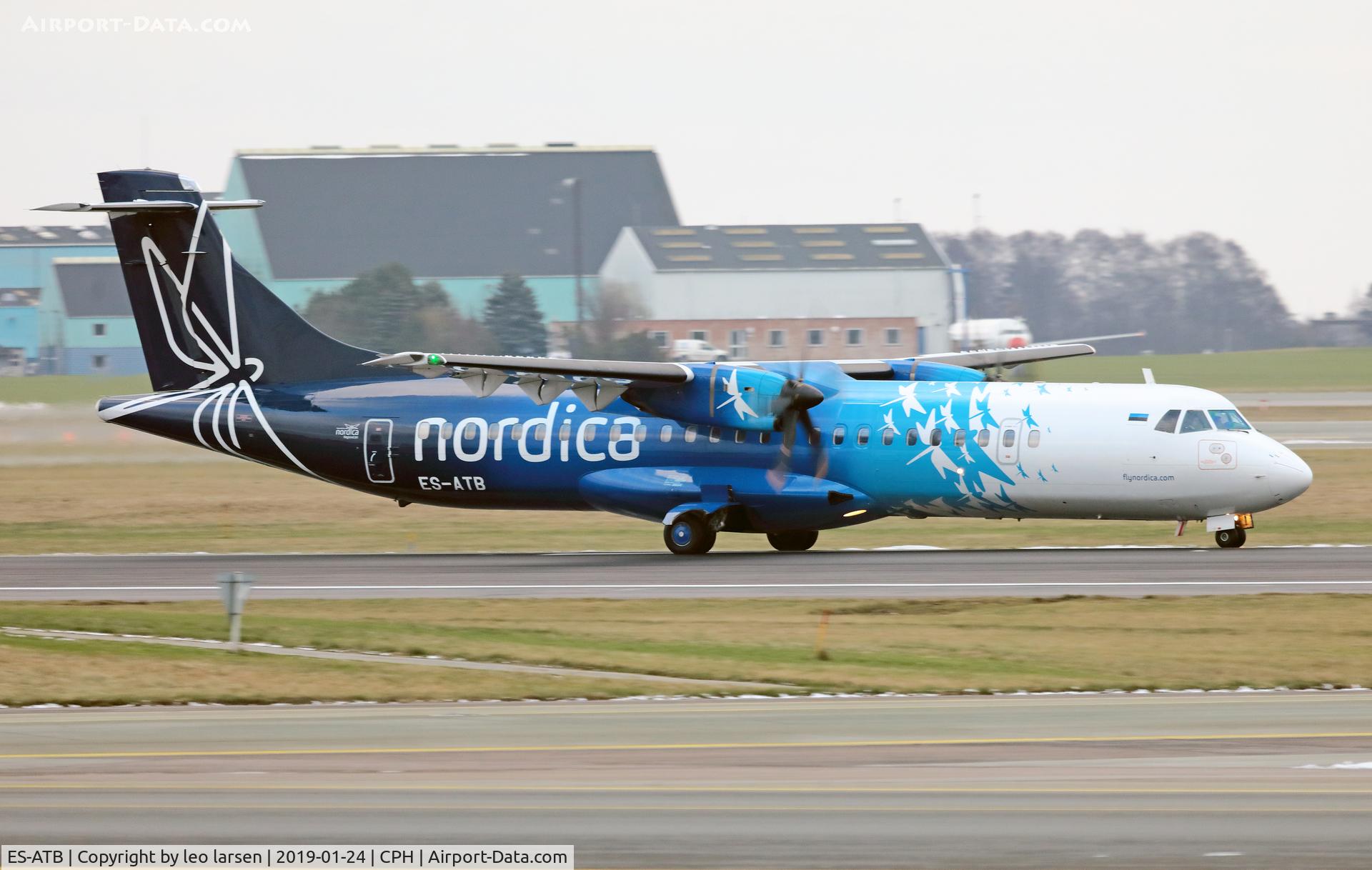 ES-ATB, 2012 ATR 72-600 (72-212A) C/N 1028, Copenhagen 24.1.2019
