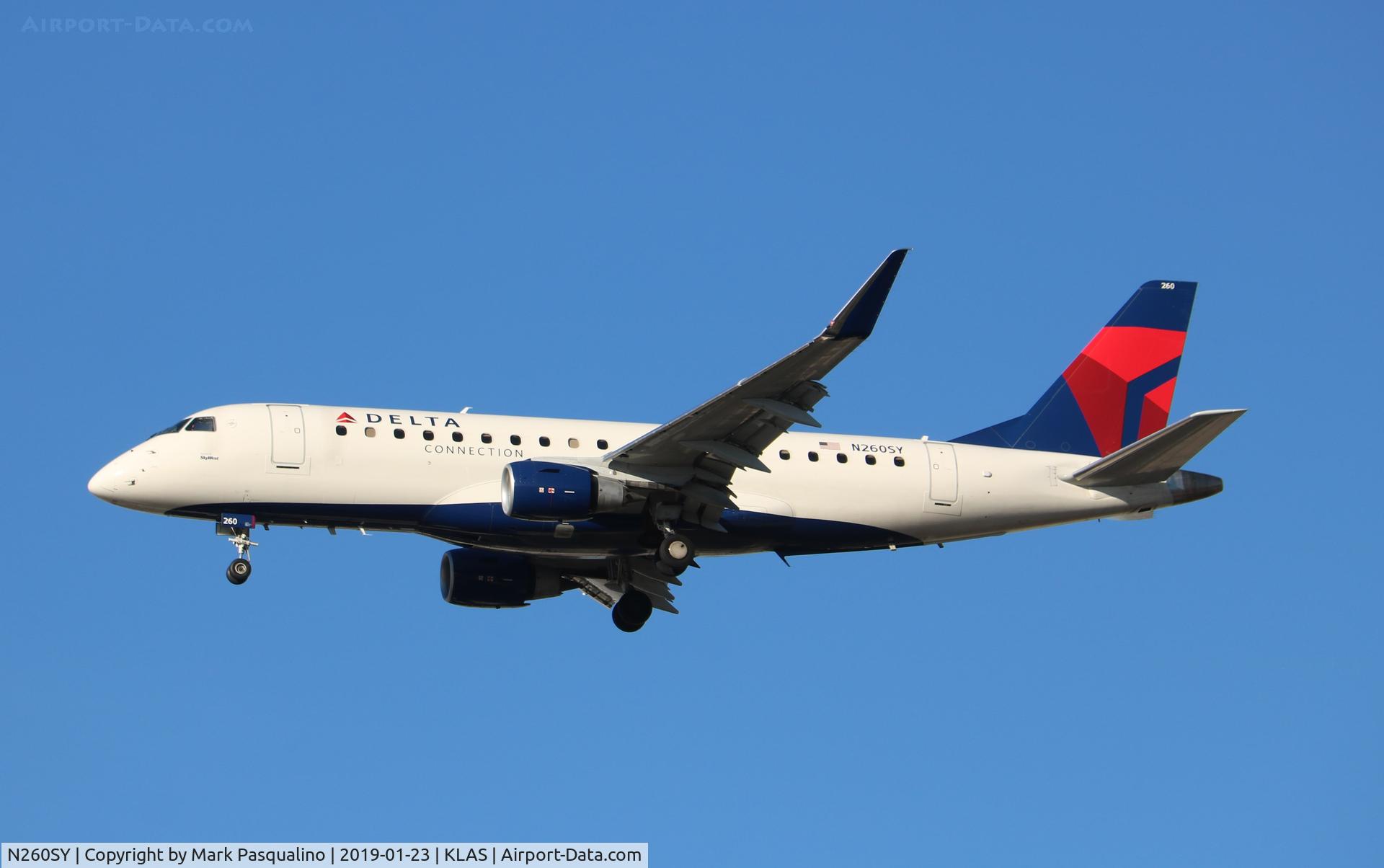 N260SY, 2017 Embraer 170LR (ERJ-170-100LR) C/N 17000667, ERJ-170-100LR