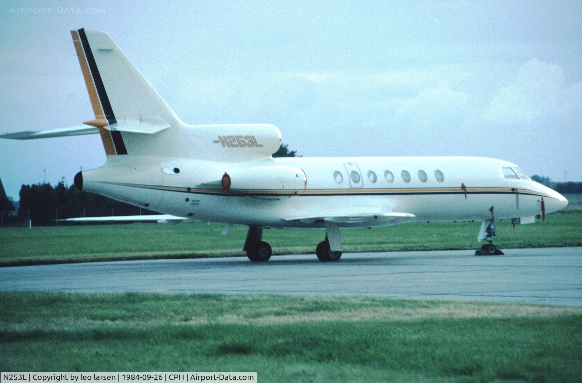 N253L, 1980 Dassault-Breguet Falcon 50 C/N 19, Copenhagen 26.9.1984