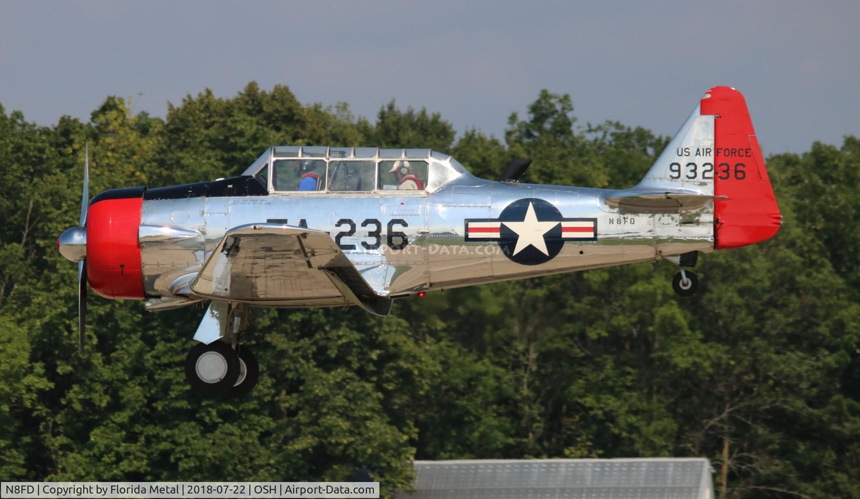 N8FD, North American AT-6G Texan C/N 168-340 (49-3236), AT-6G