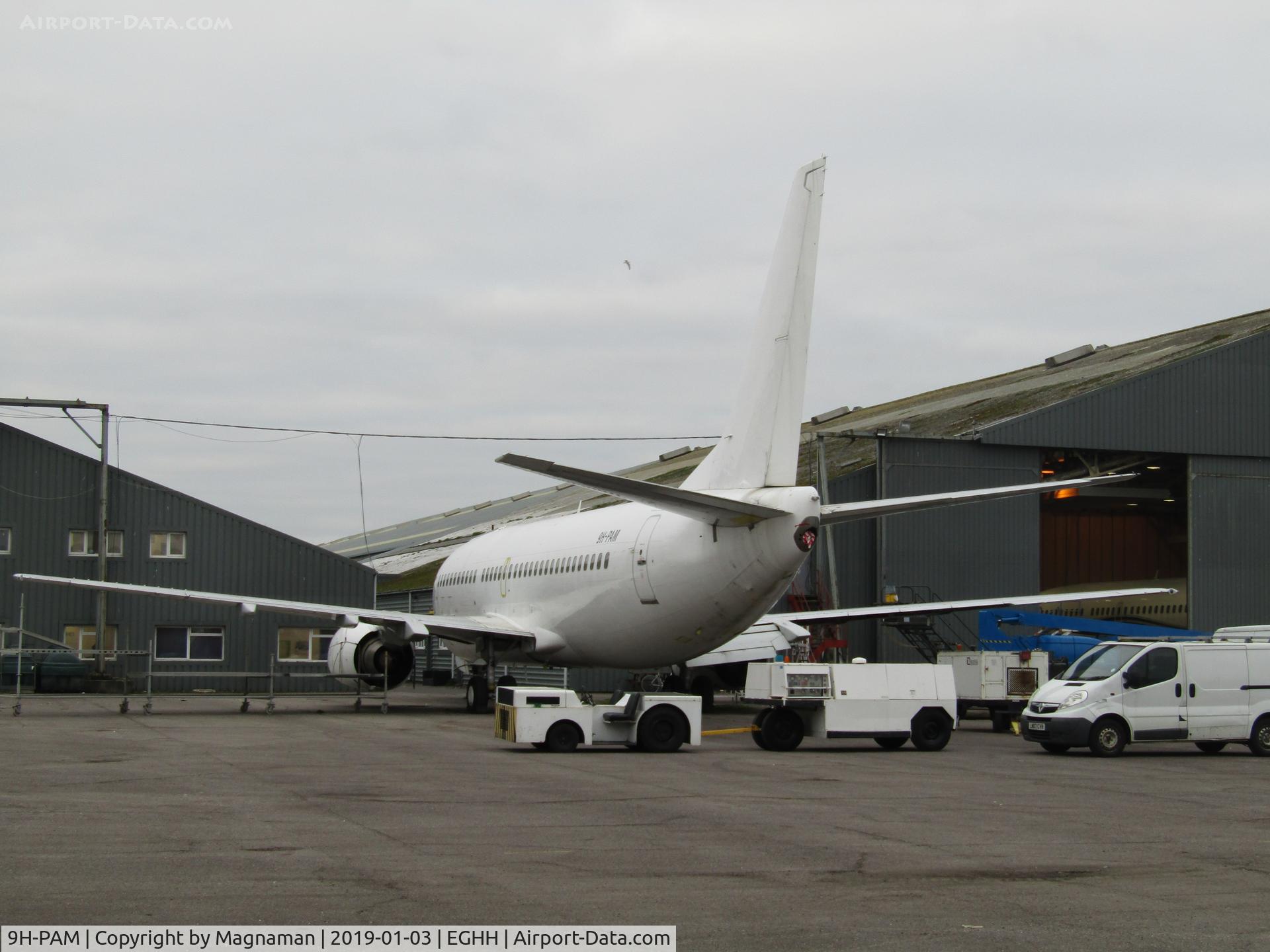 9H-PAM, 1991 Boeing 737-33A C/N 25744, at home base