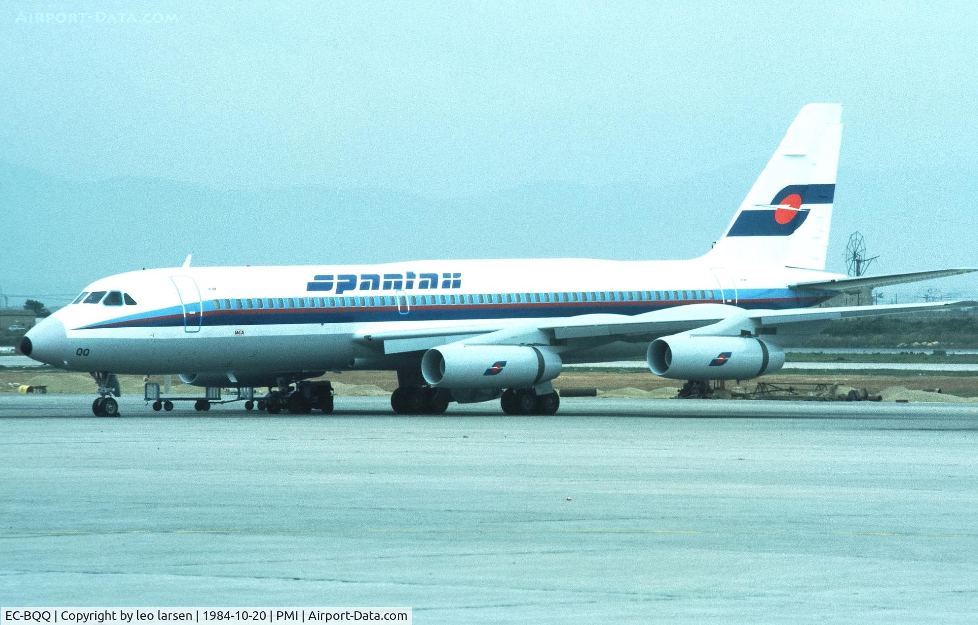 EC-BQQ, 1962 Convair CV-990-30A-5 Coronado C/N 30-10-34, Palma de Mallorca 20.10.1984