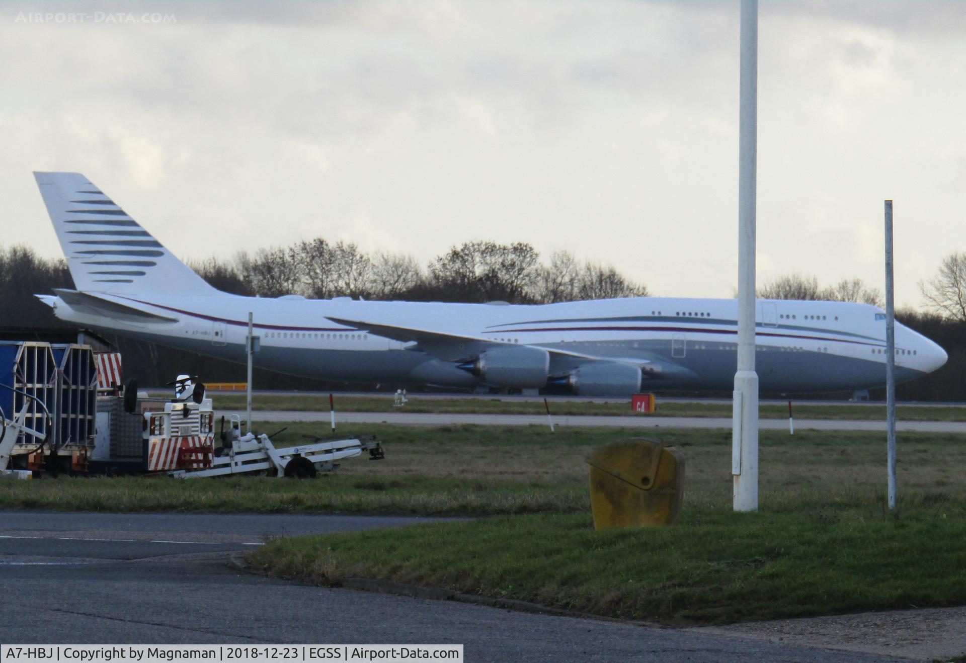 A7-HBJ, 2012 Boeing 747-8K8 C/N 37075, Now that is what I call a BIZJET