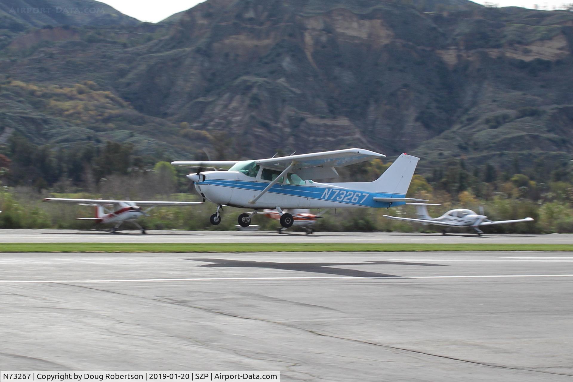 N73267, 1976 Cessna 172M C/N 17267344, 1976 Cessna 172M SKYHAWK, Lycoming O-320-E2D 150 Hp, takeoff climb Rwy 04