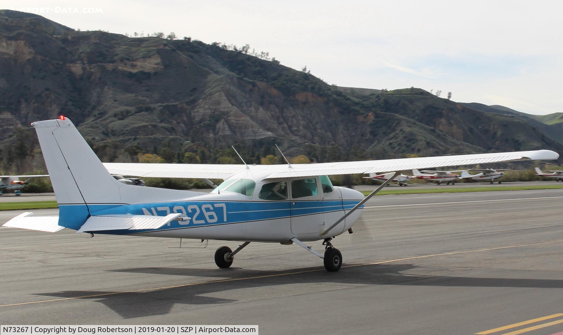 N73267, 1976 Cessna 172M C/N 17267344, 1976 Cessna 172M SKYHAWK, Lycoming O-320-E2D 150 Hp, taxi back