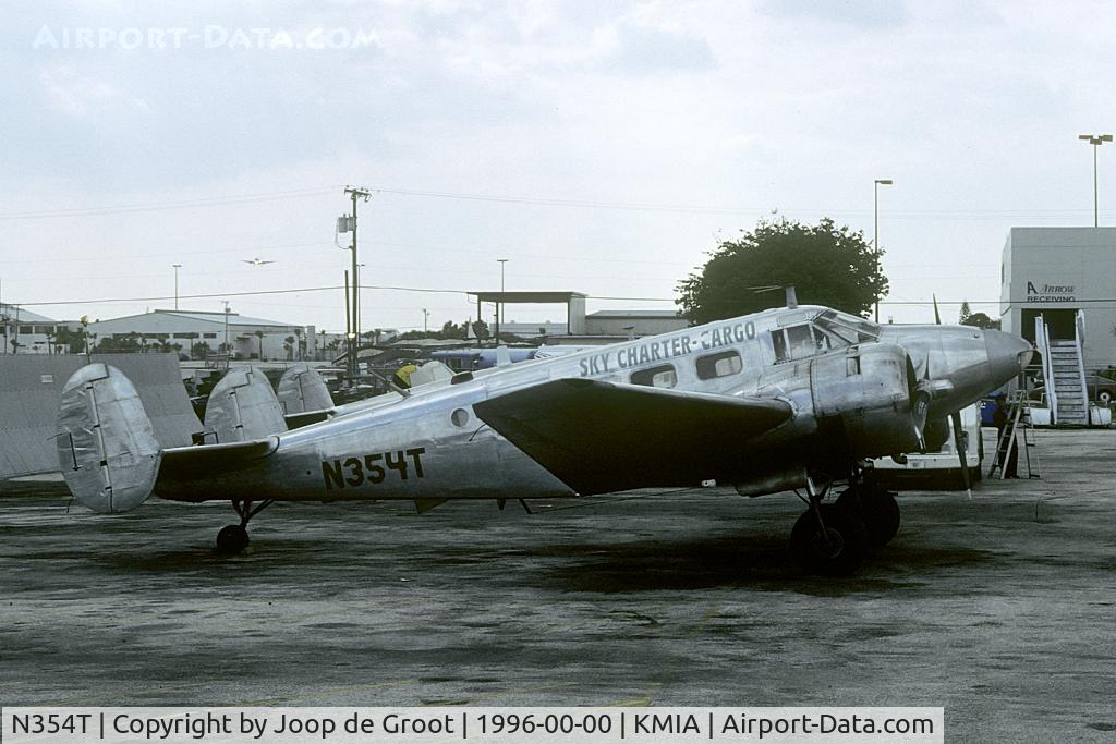 N354T, 1946 Beech D18S C/N A-91, in service with Sky Charter Cargo