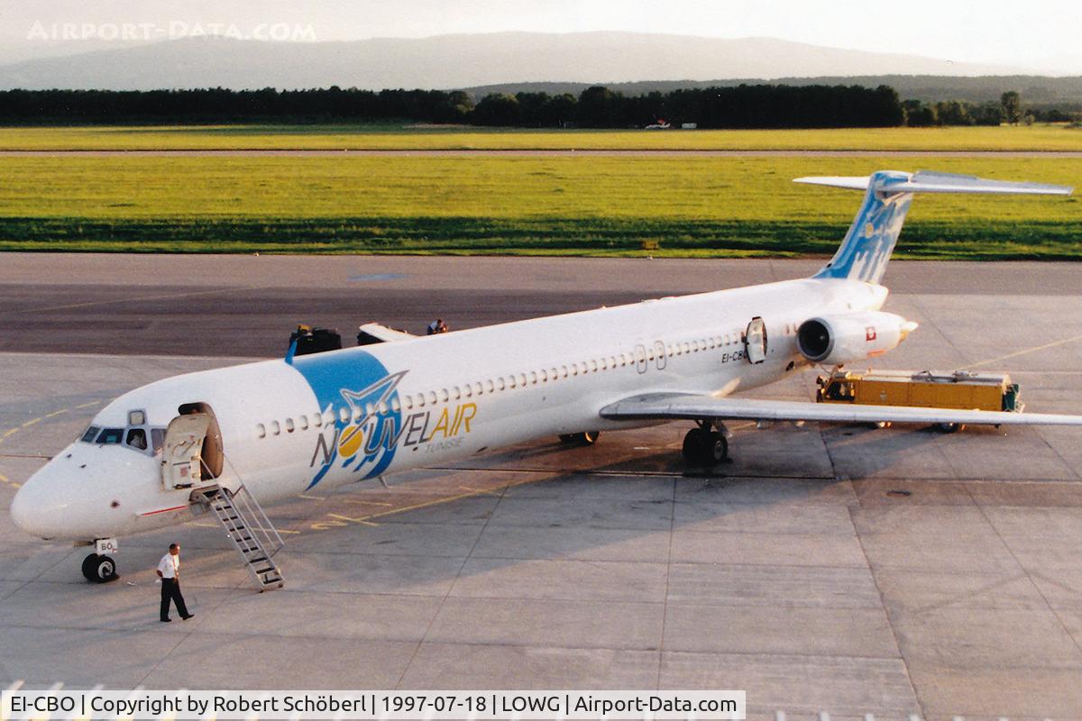 EI-CBO, 1987 McDonnell Douglas MD-83 C/N 49442, EI-CBO @ LOWG 1997
