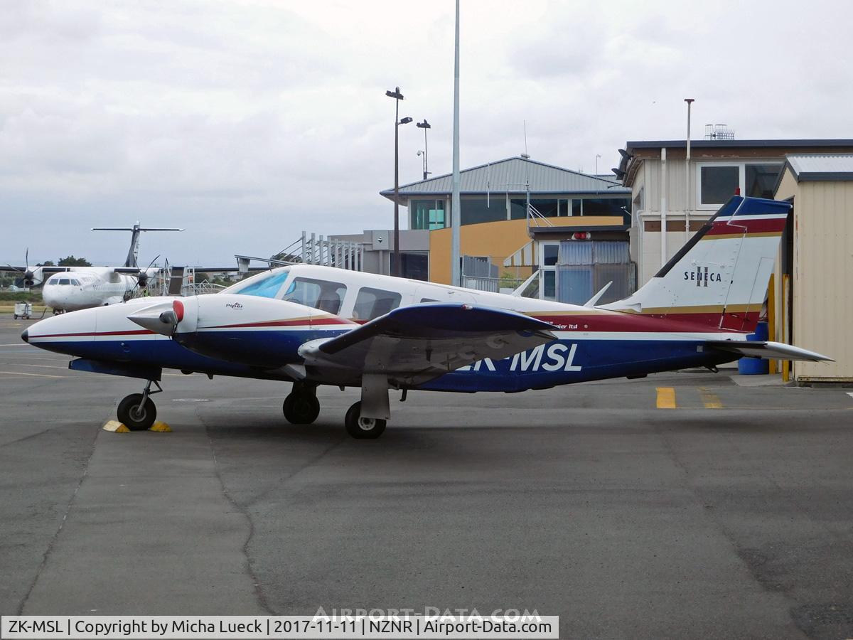 ZK-MSL, 1997 Piper PA-34-200T C/N 34-7770224, At Napier/Hastings