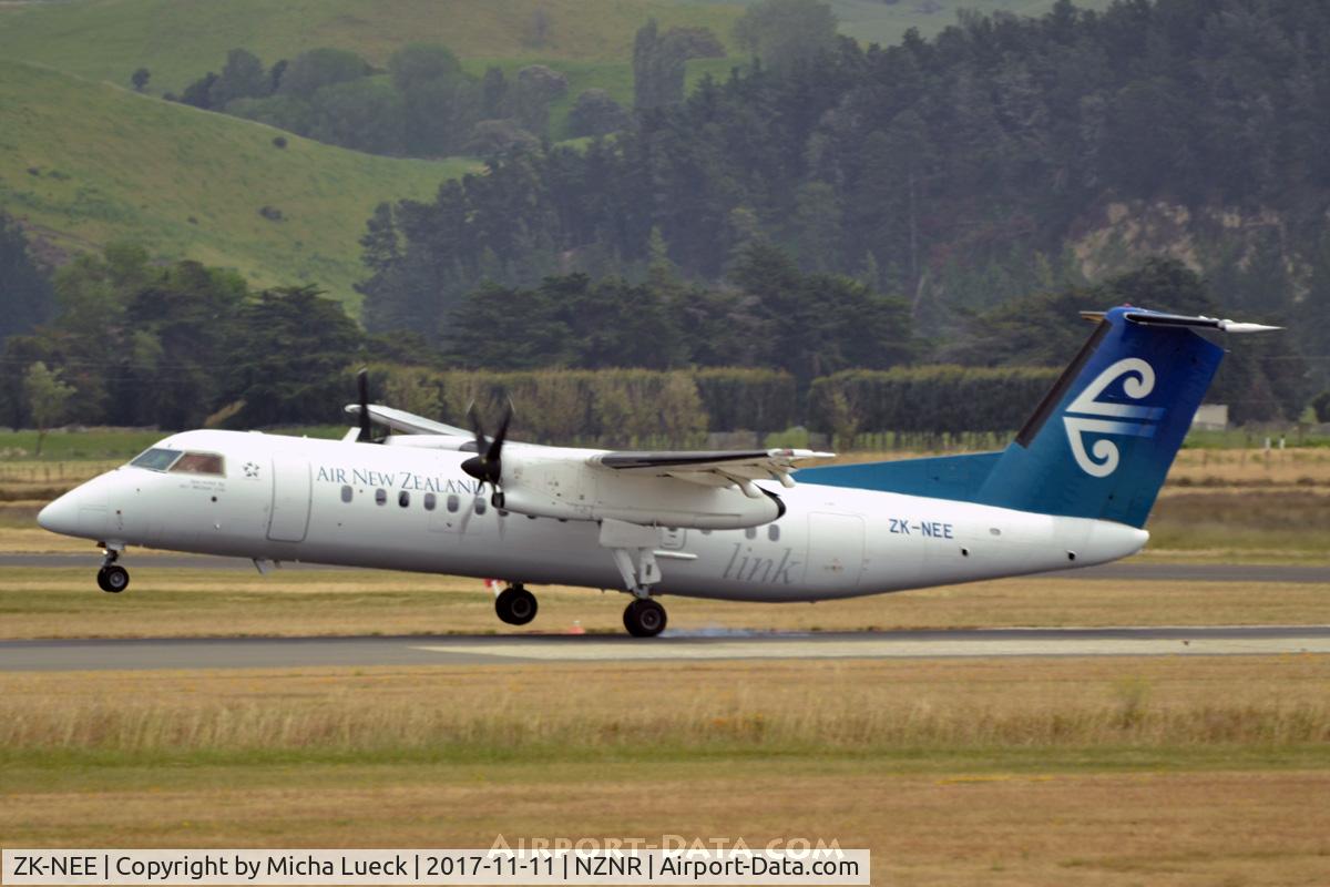 ZK-NEE, 2005 De Havilland Canada DHC-8-311 Dash 8 C/N 618, At Napier/Hastings