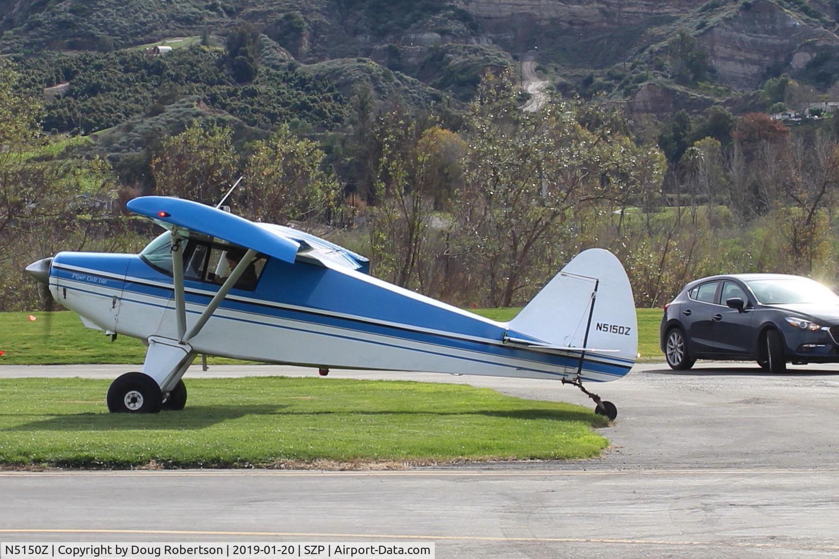 N5150Z, 1961 Piper PA-22-108 Colt C/N 22-8800, 1961 Piper PA-22-108 COLT, Lycoming O-235-C1B 108 Hp, 2 place, taxi to 04R grass
