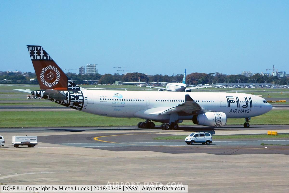 DQ-FJU, 2013 Airbus A330-243 C/N 1416, At Mascot